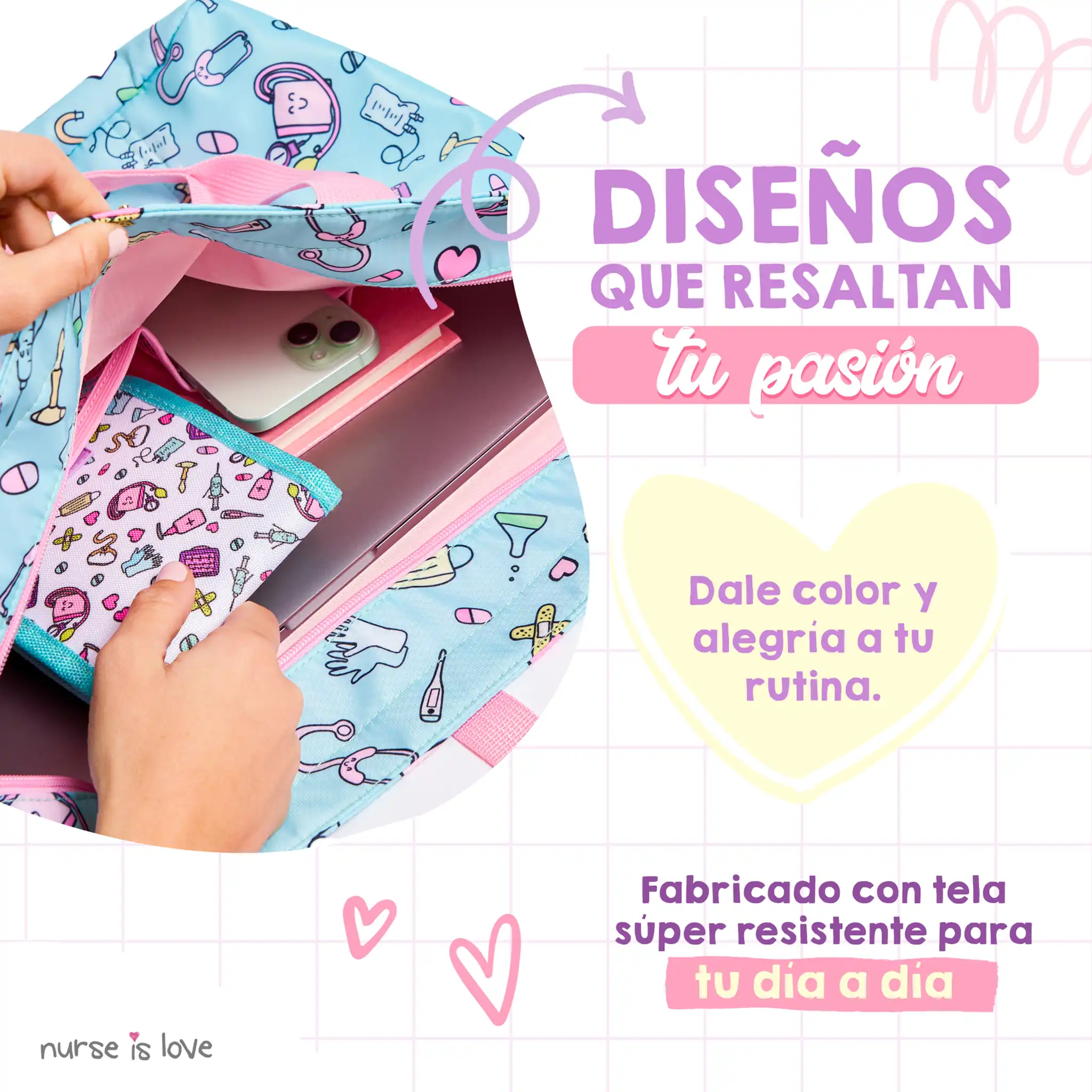 Bolso Aqua Instrumentos