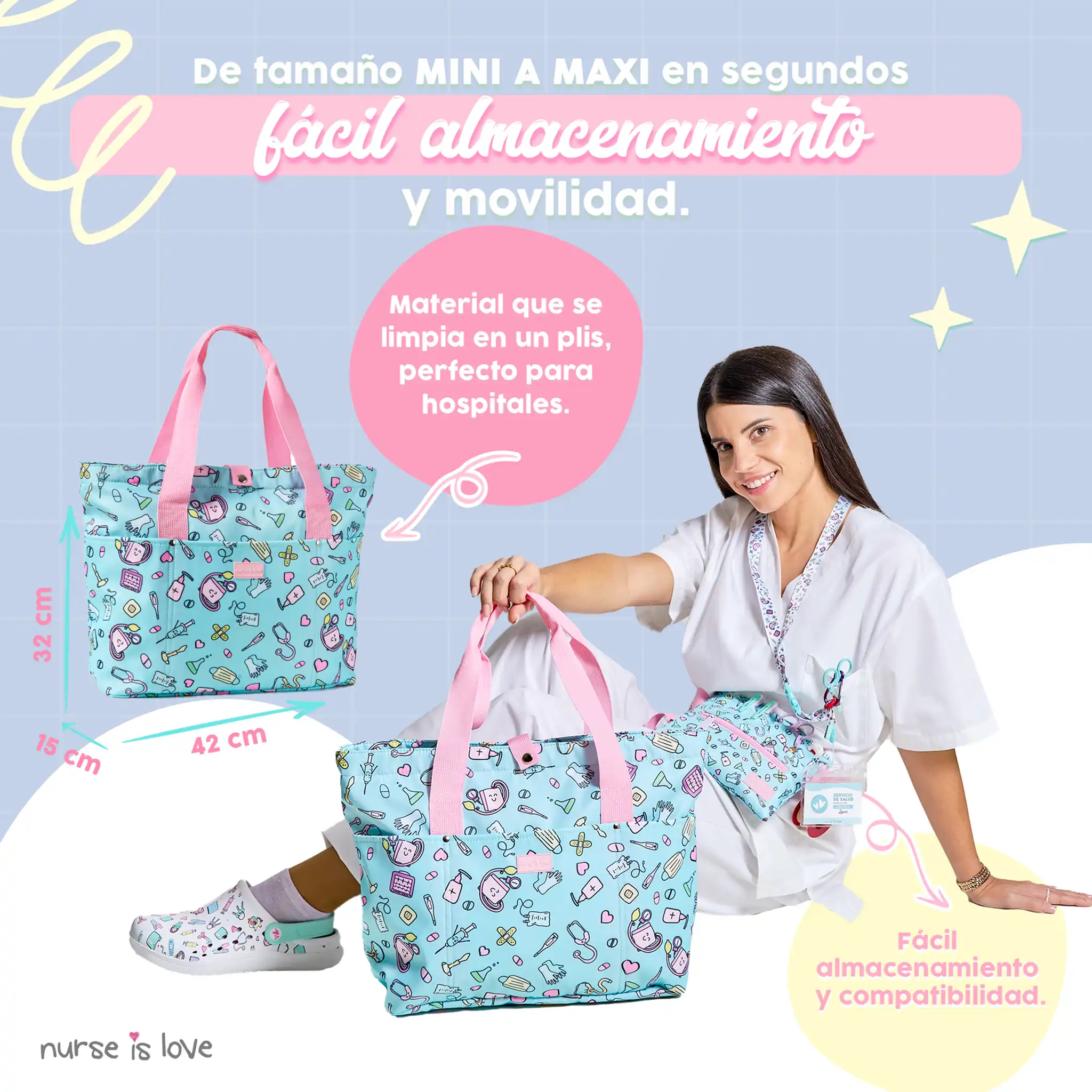 Bolso Aqua Instrumentos