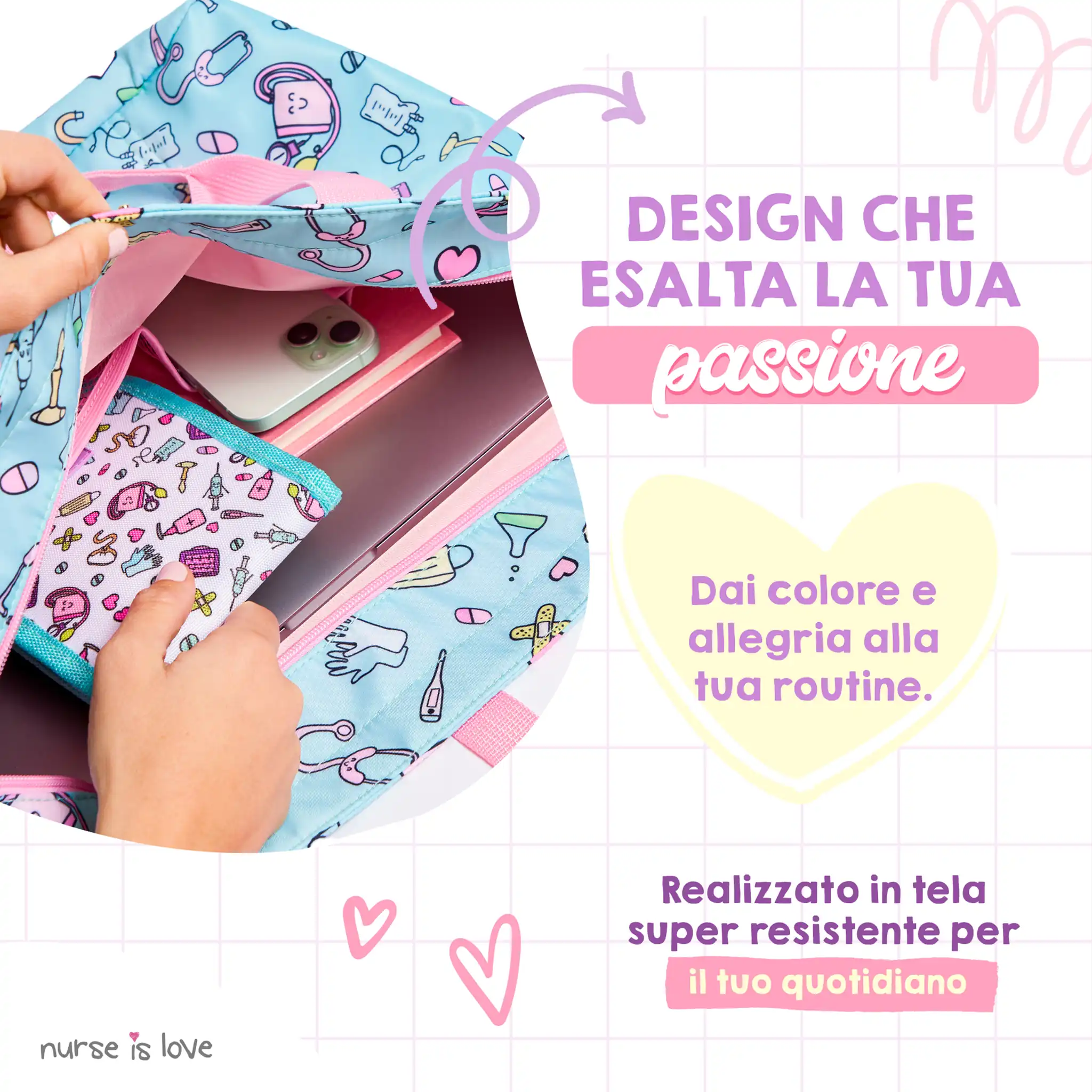 Borsa Donna Aqua Strumenti