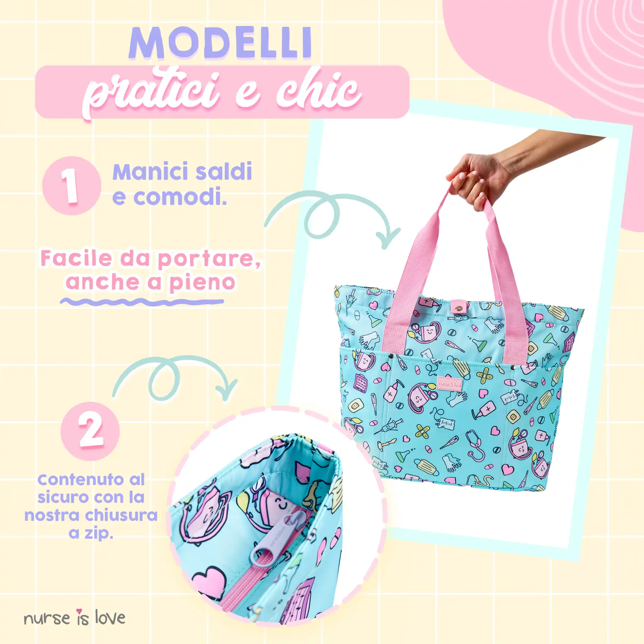 Borsa Donna Aqua Strumenti