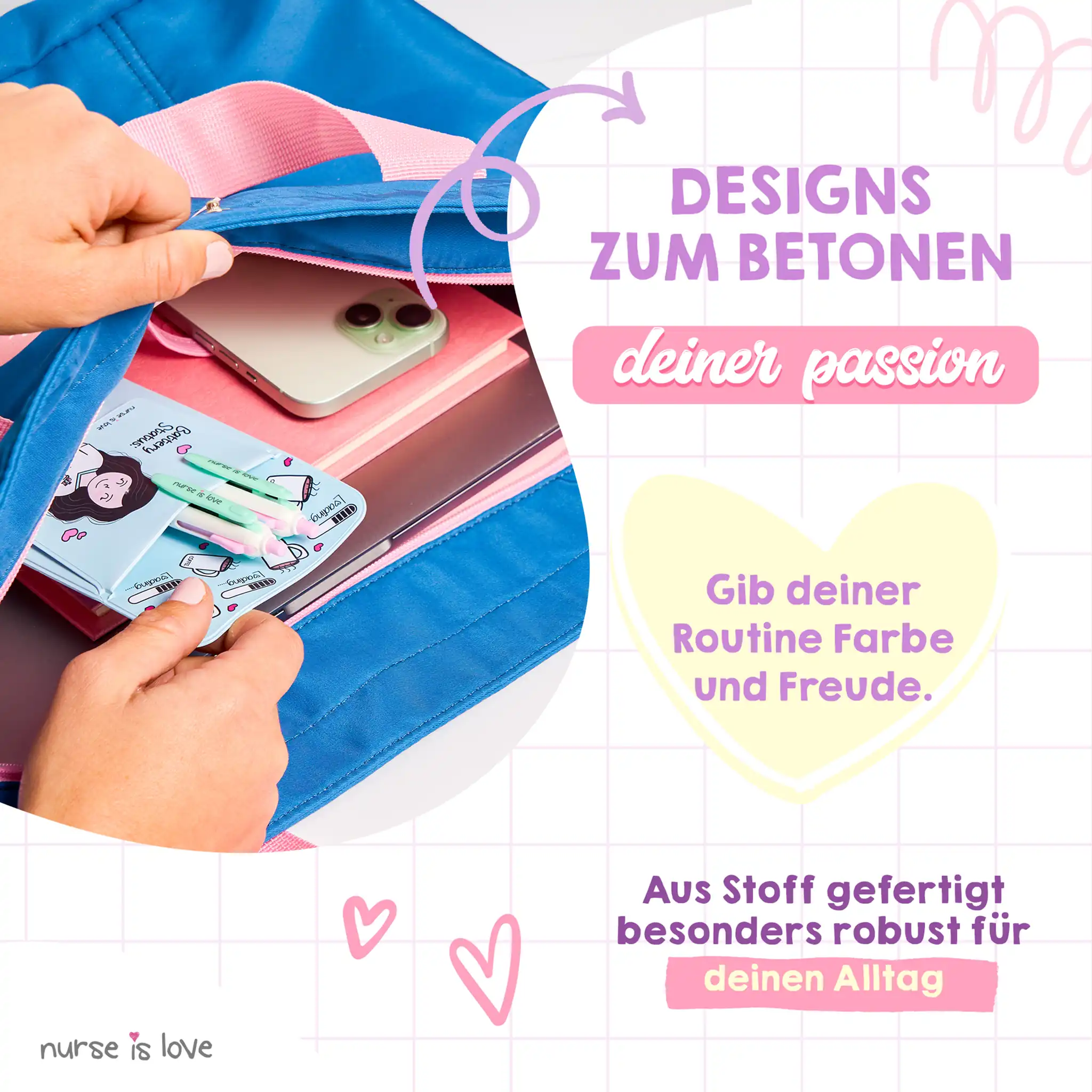 Damen Tasche Herz