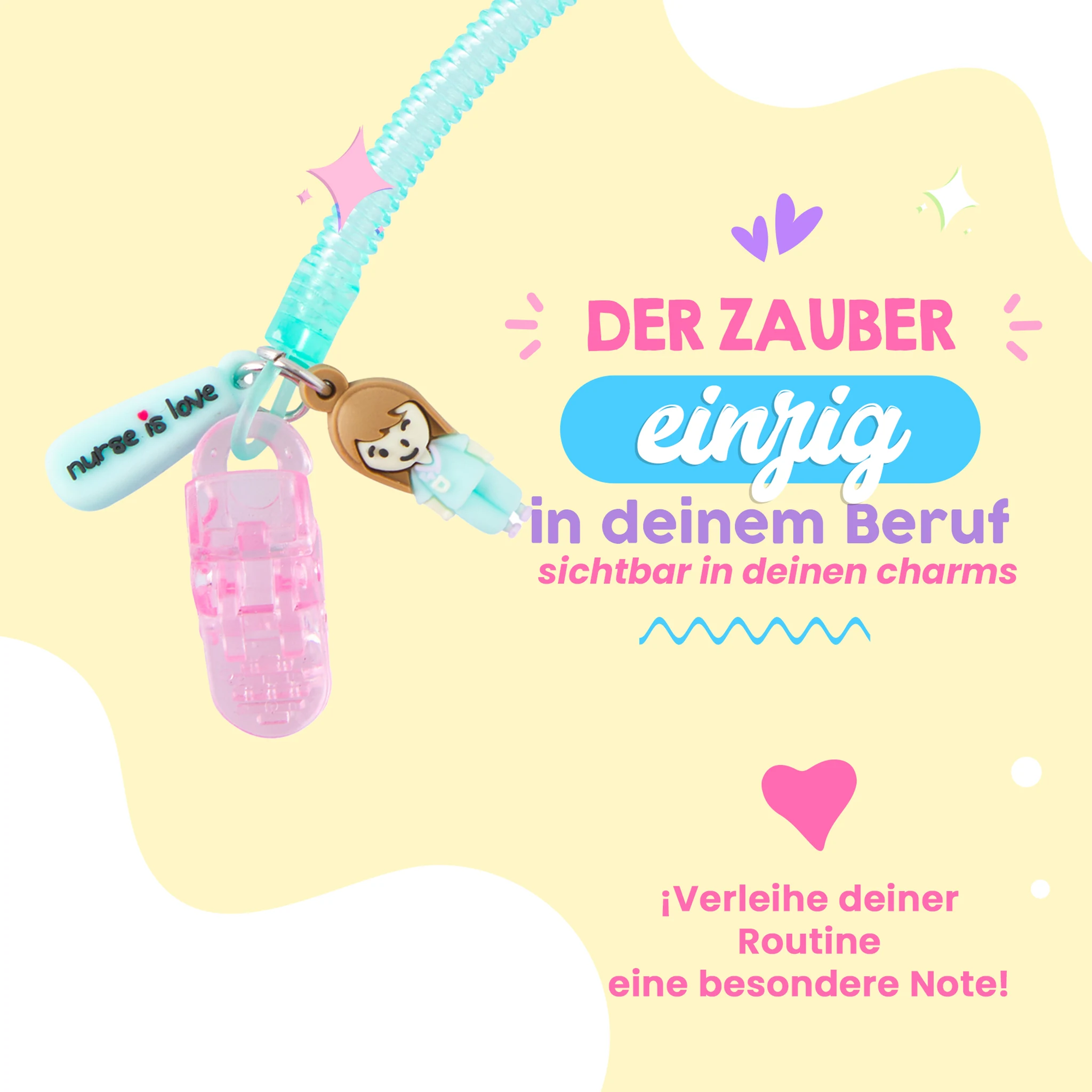 Aqua Silikon Scherenhalter für Pflegekräfte