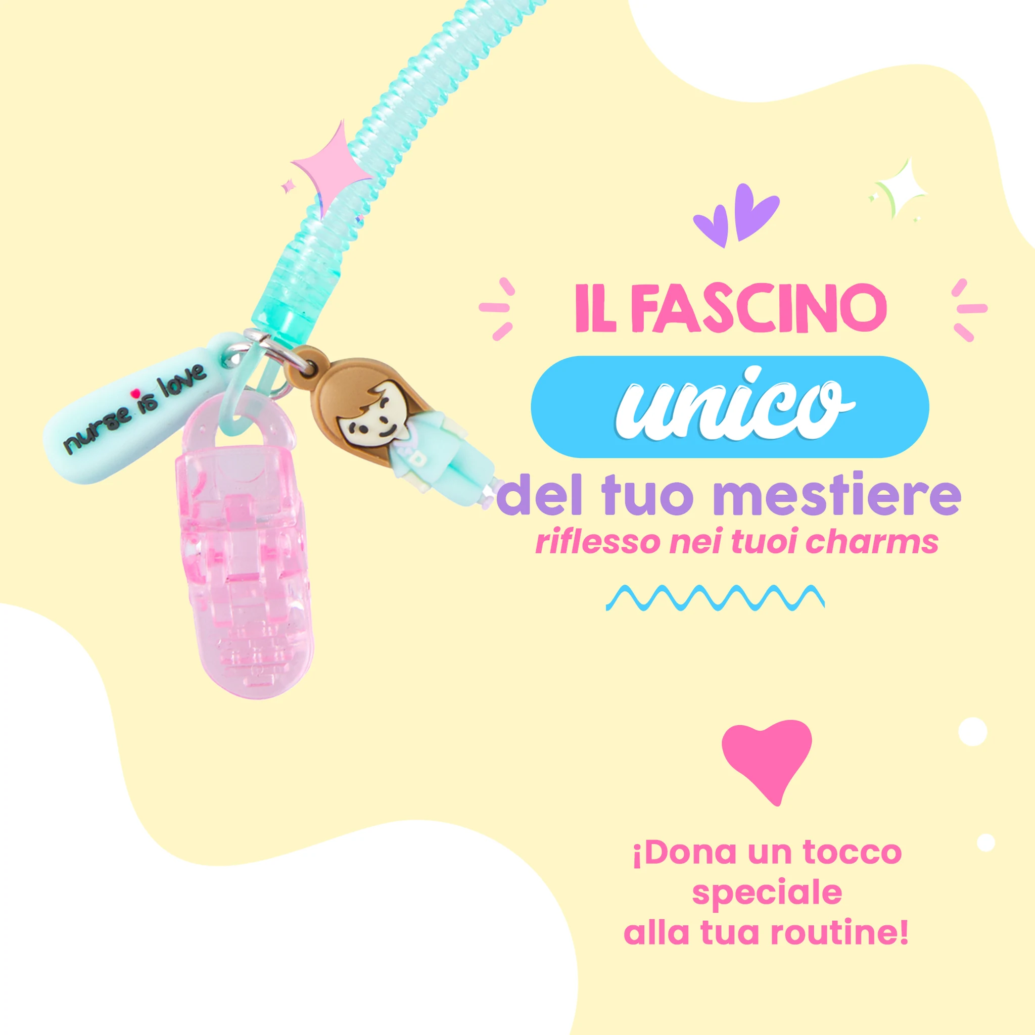 Porta Forbici Infermieristica in silicone aqua