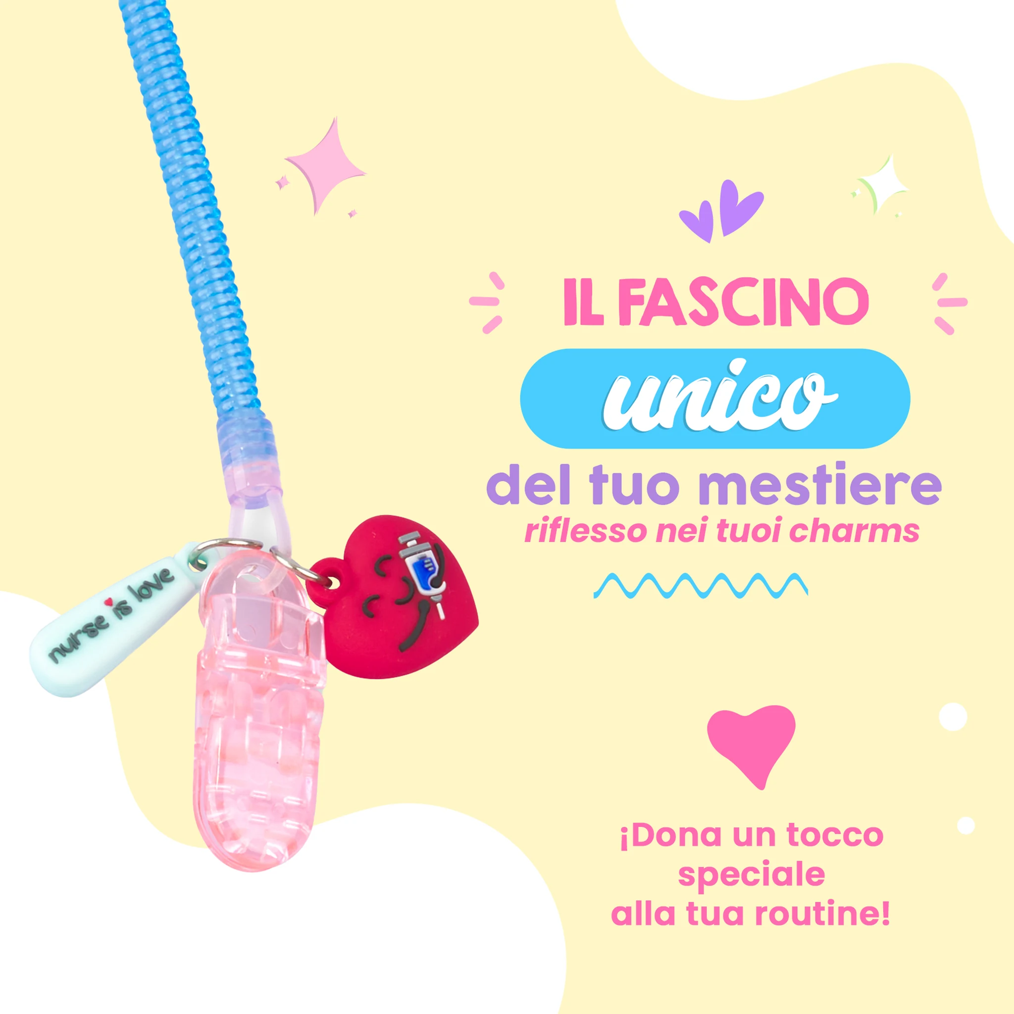 Porta Forbici Infermieristiche in Silicone Blu