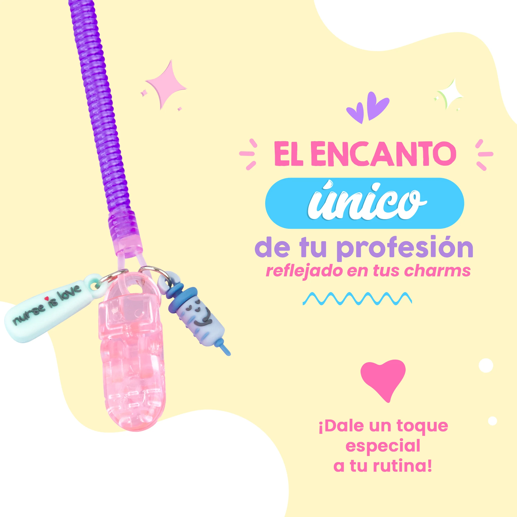 Porta Tijeras Enfermería silicona morado