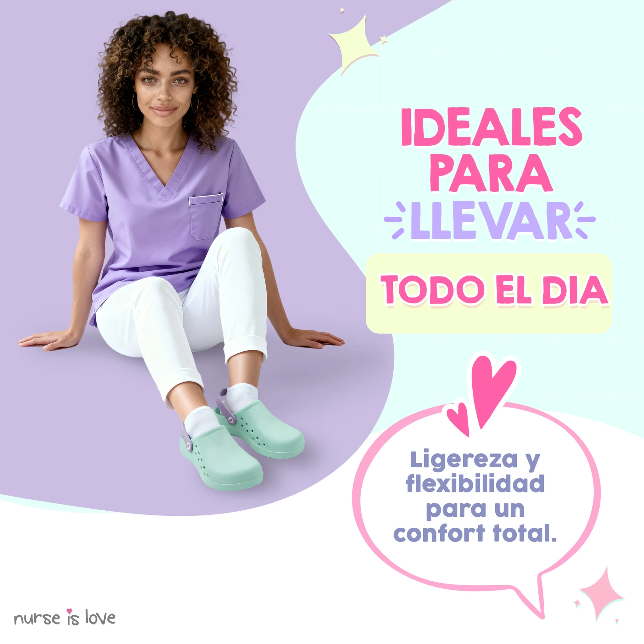 Zuecos para Enfermeras Aqua