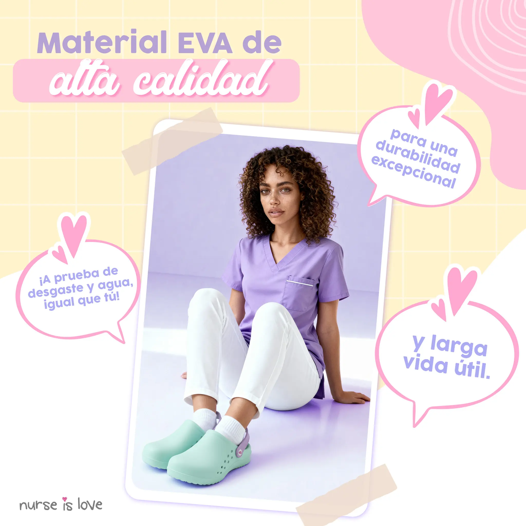 Zuecos para Enfermeras Aqua