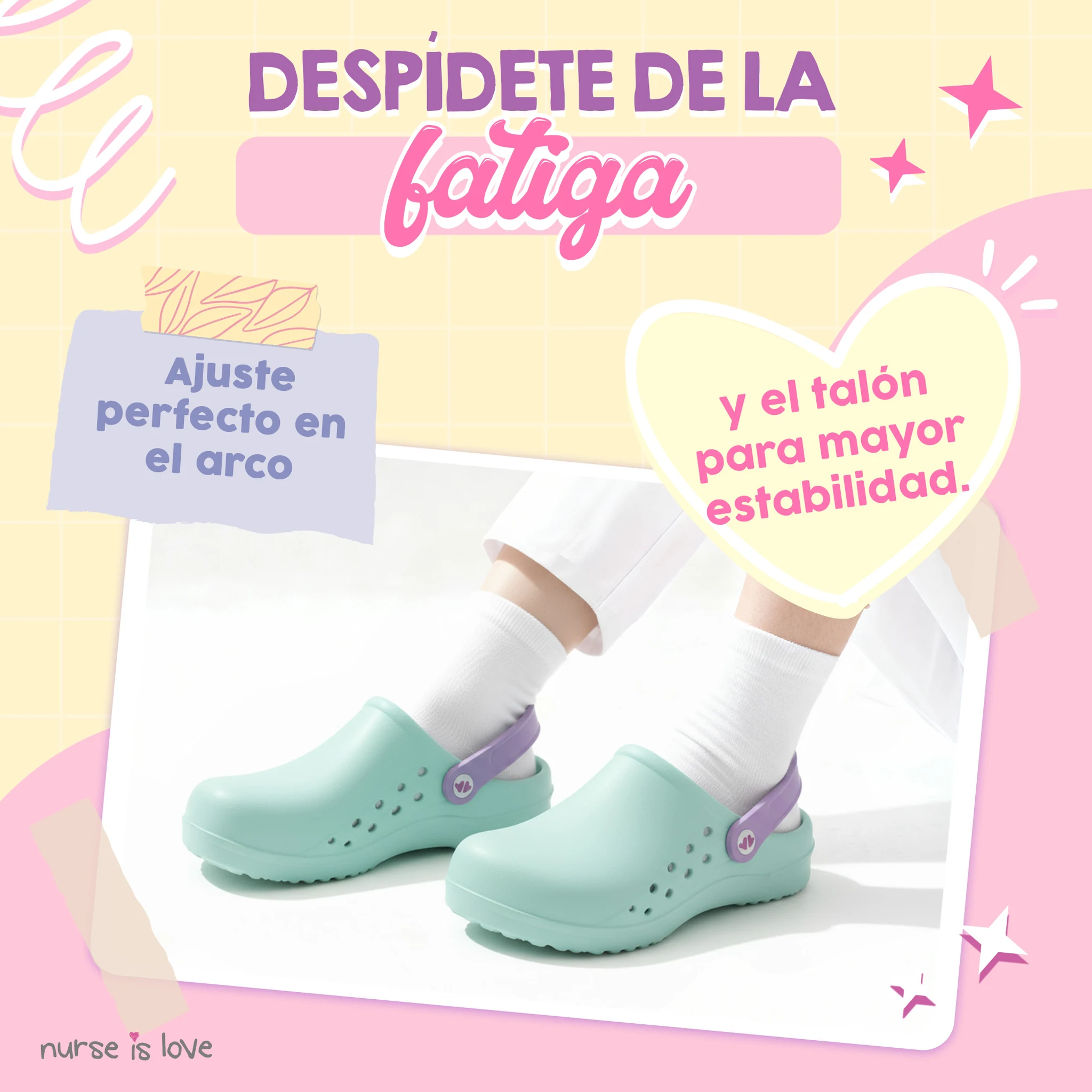Zuecos para Enfermeras Aqua