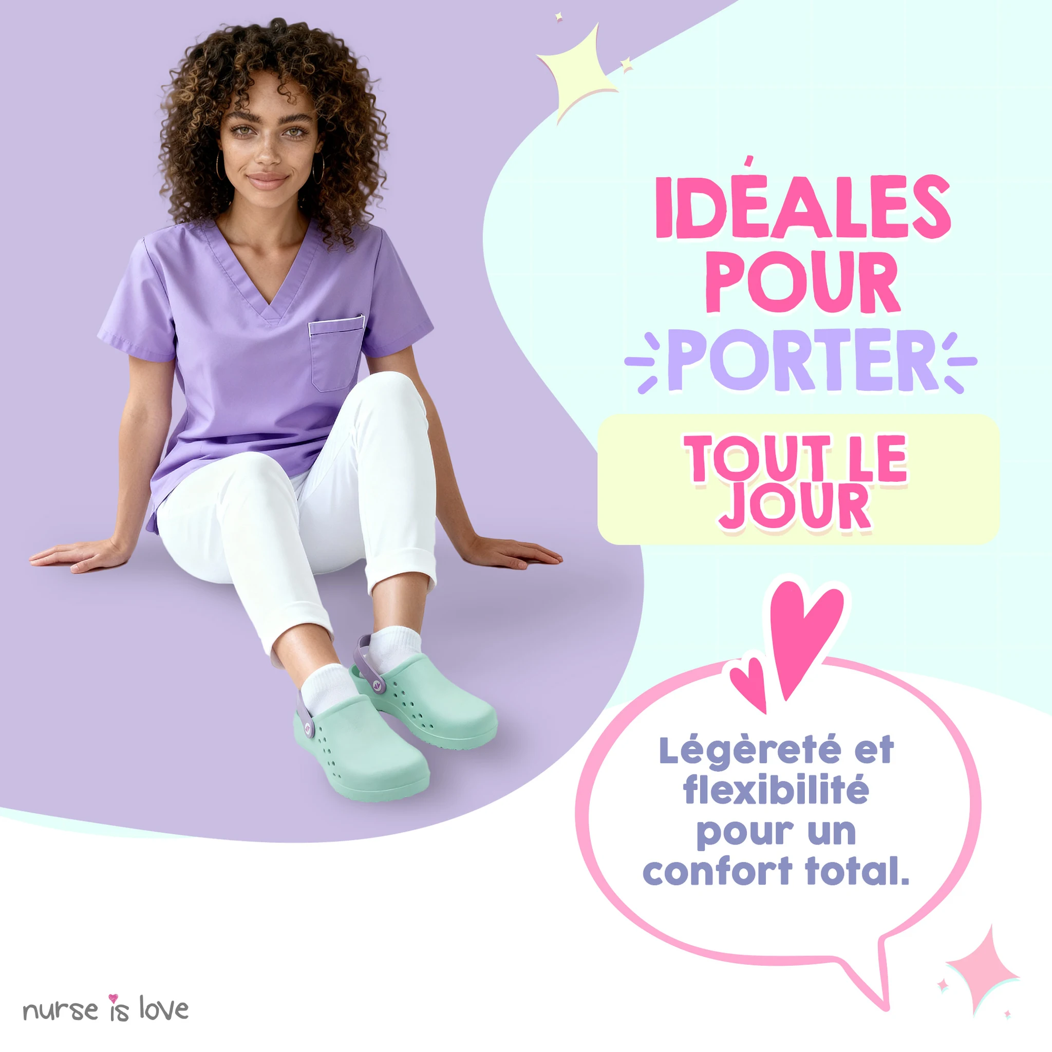 Sabots pour Infirmières Aqua