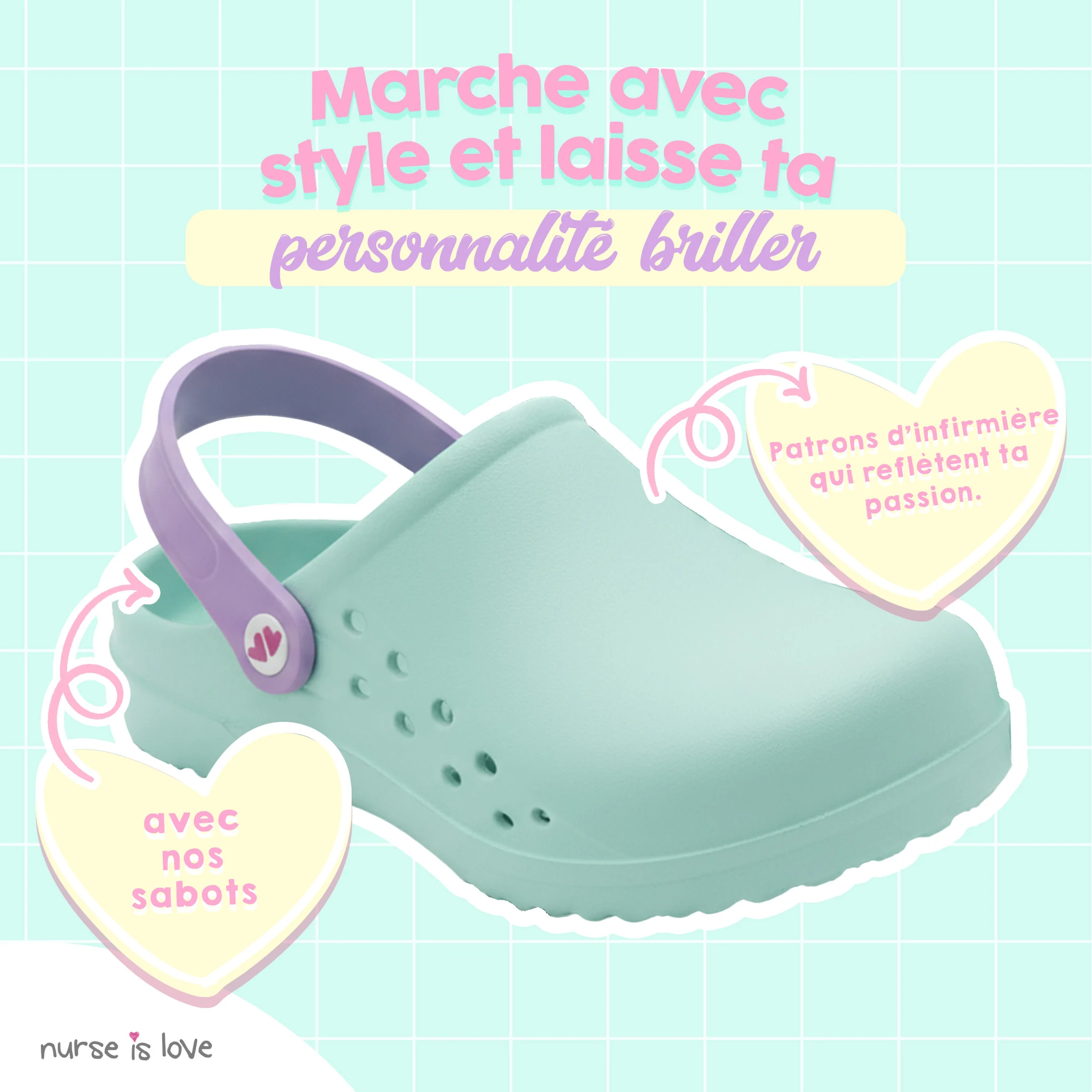 Sabots pour Infirmières Aqua