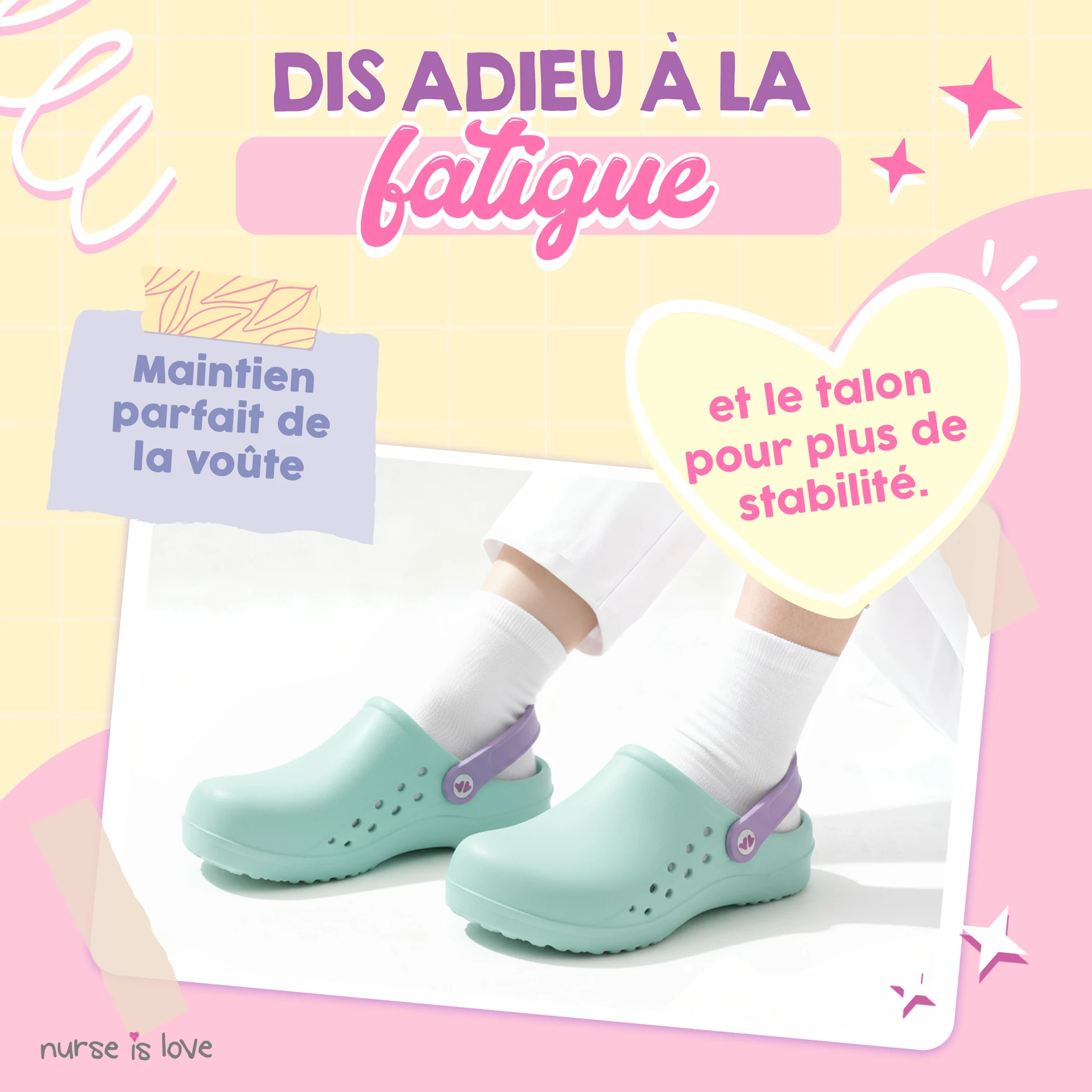 Sabots pour Infirmières Aqua