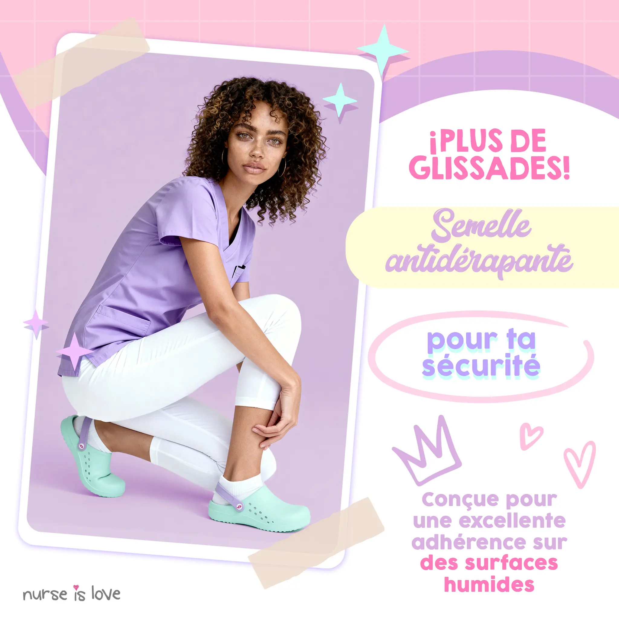 Sabots pour Infirmières Aqua