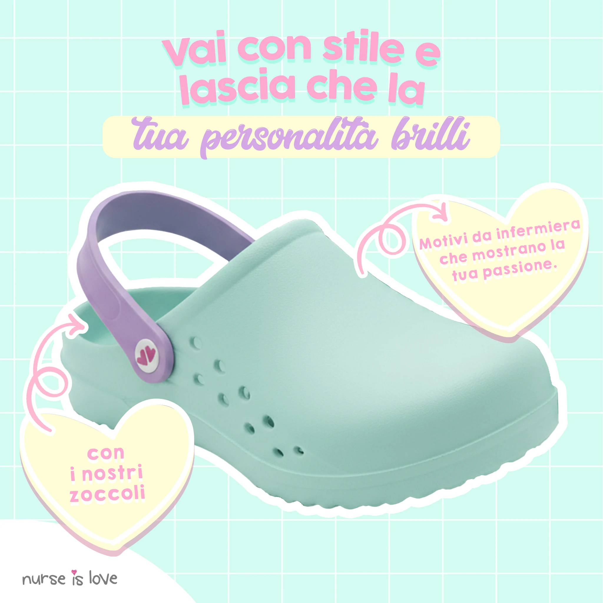 Zoccoli per Infermiere Aqua