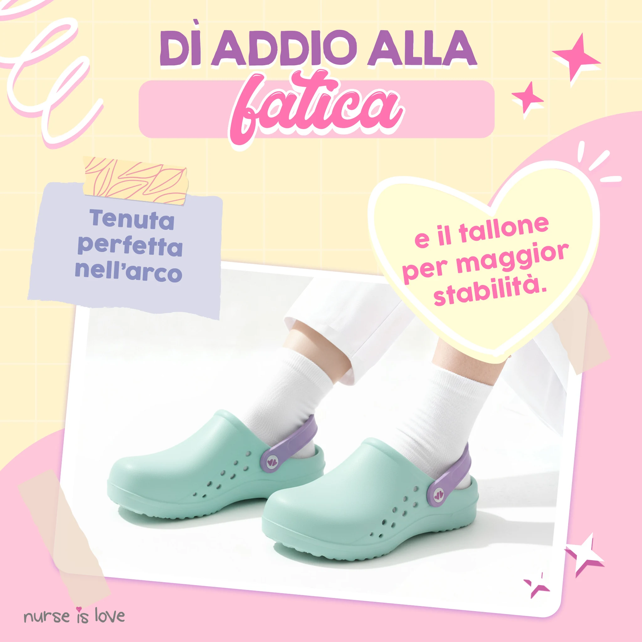 Zoccoli per Infermiere Aqua