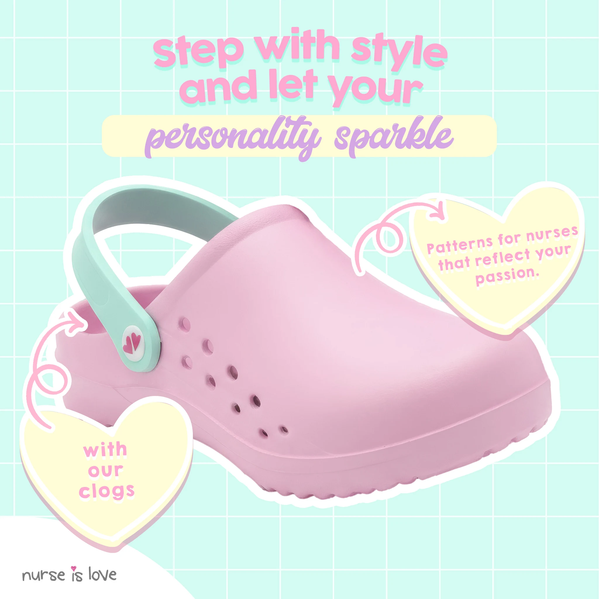 Pink Nurse Clogs