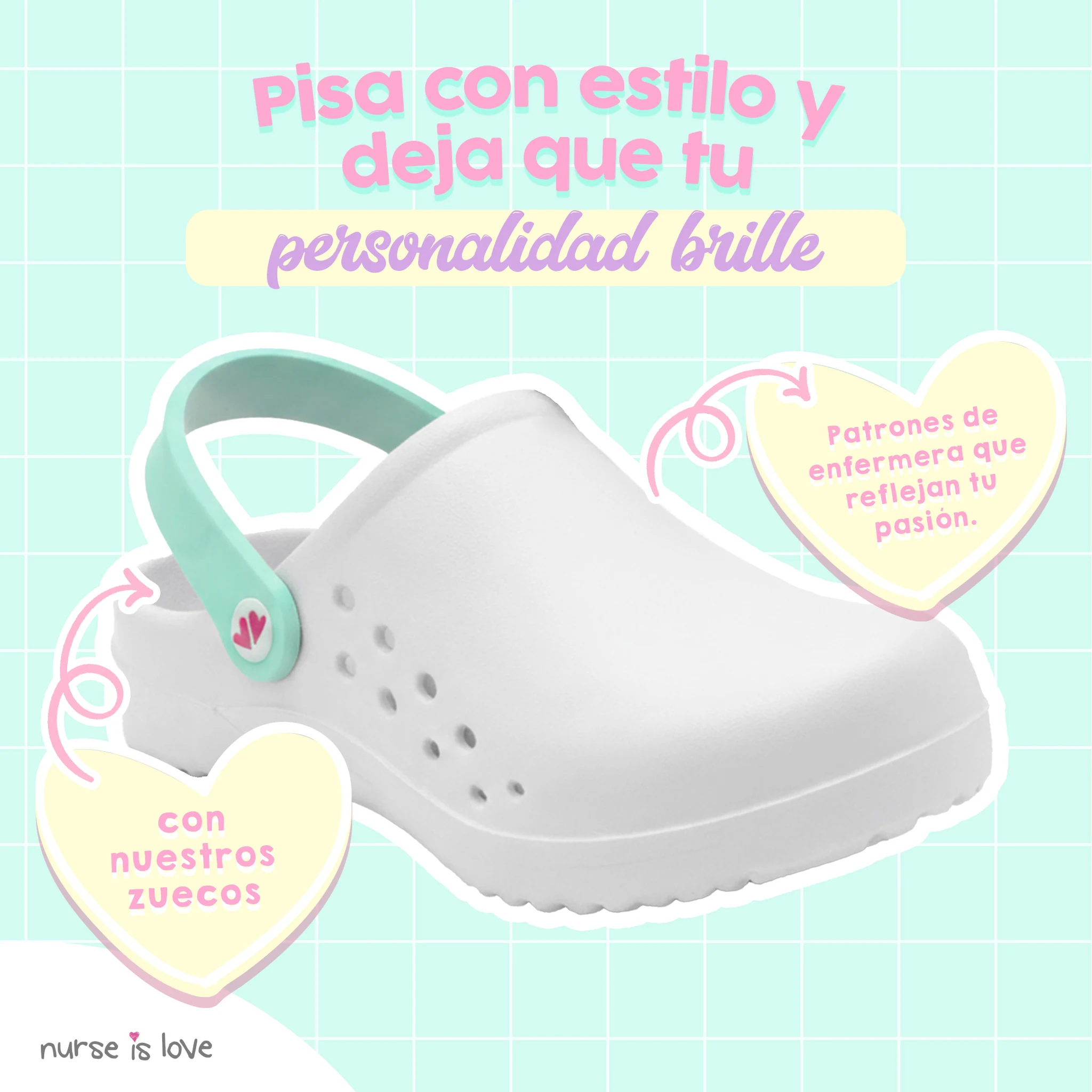 Zuecos para Enfermeras Blanco