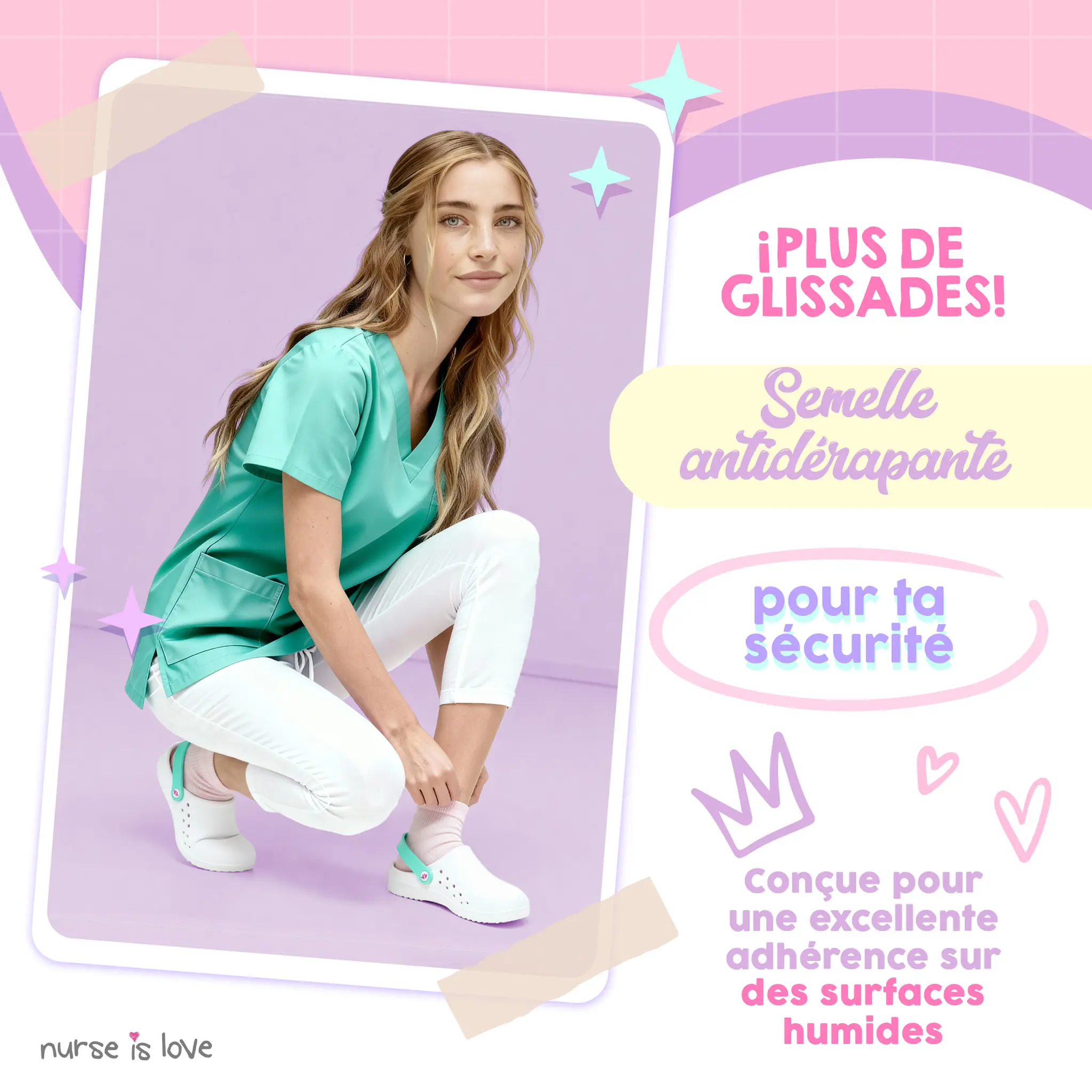 Sabots pour Infirmières Blancs