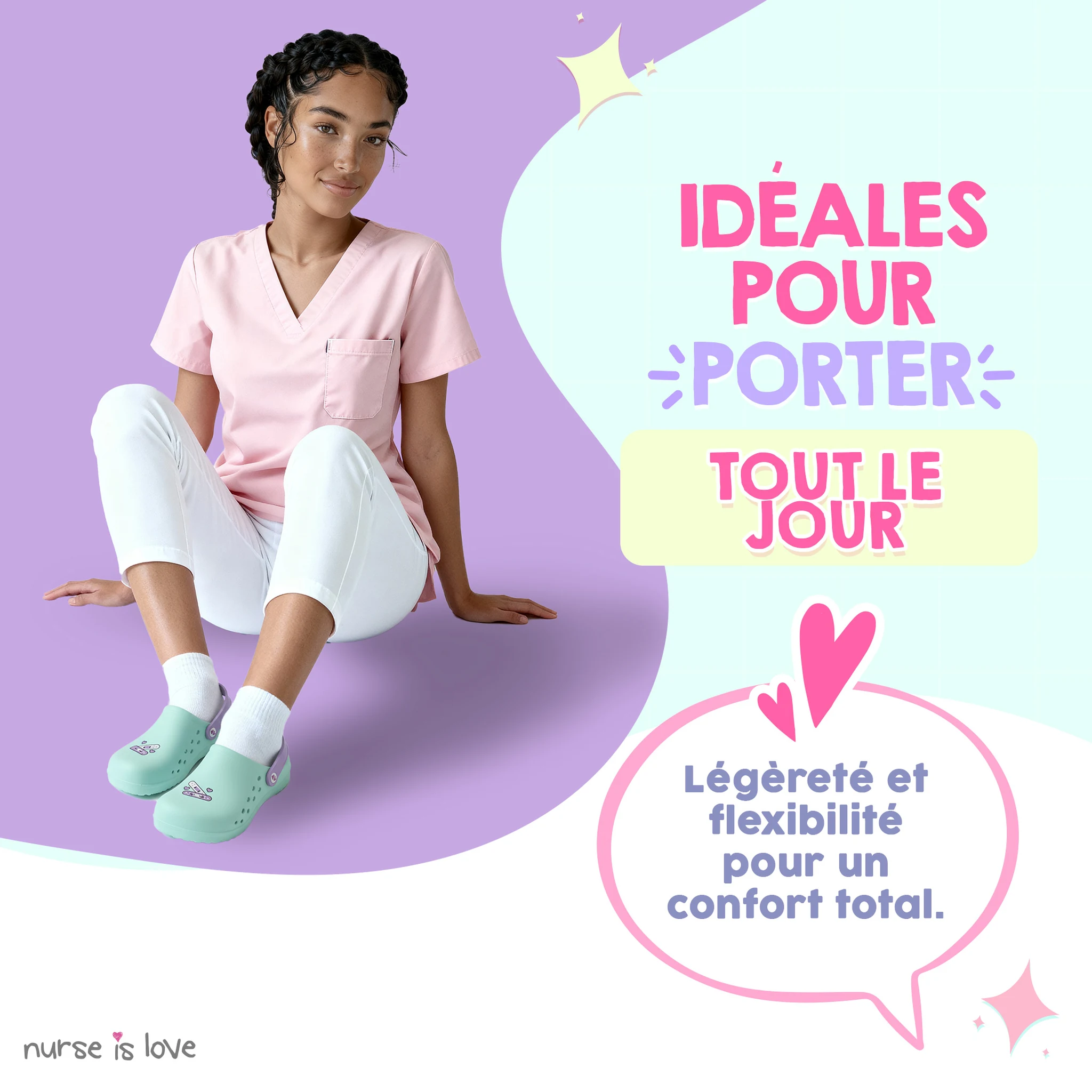 Sabots pour Infirmières Aqua Pansement