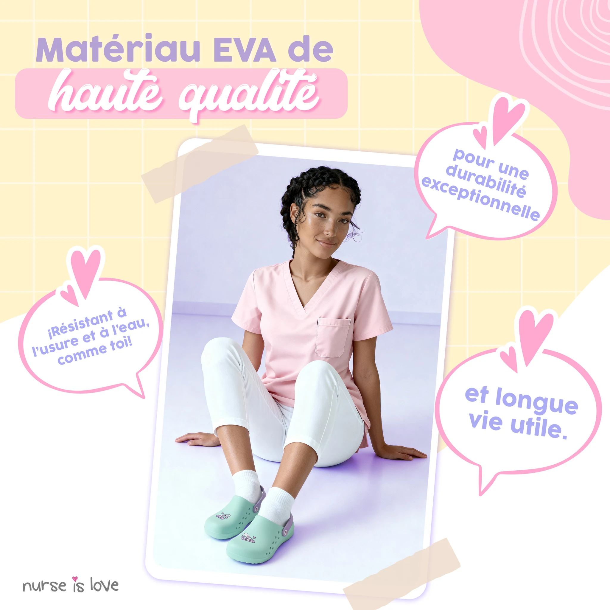 Sabots pour Infirmières Aqua Pansement