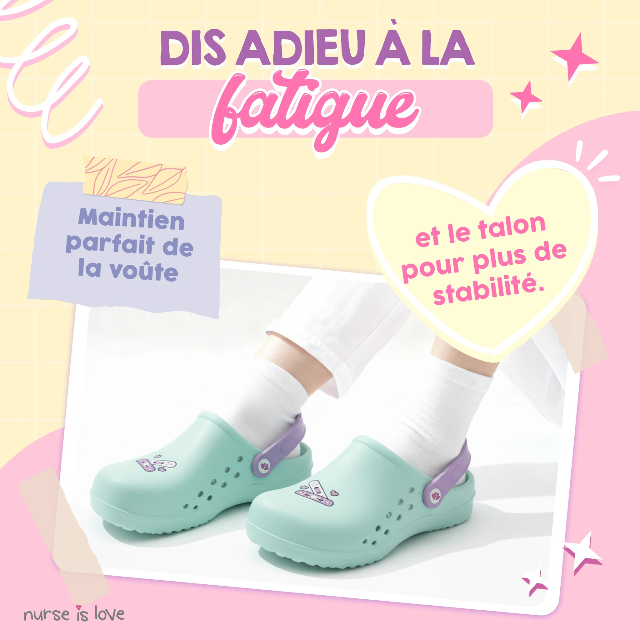 Sabots pour Infirmières Aqua Pansement