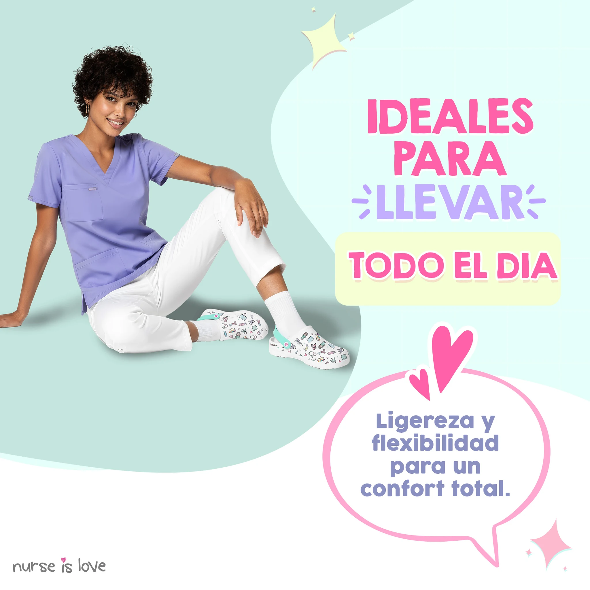 Zoccoli per Infermiere Aqua