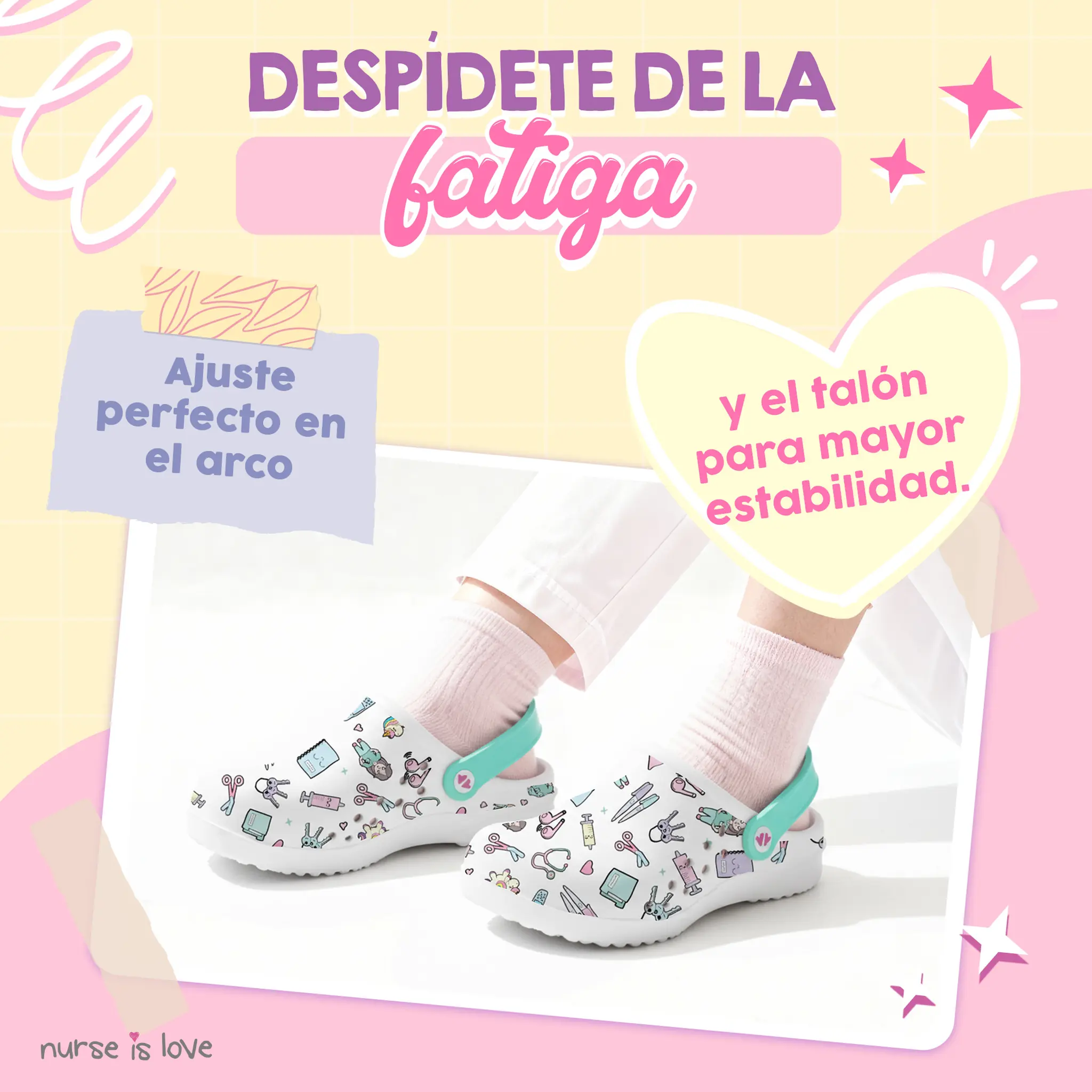 Zoccoli per Infermiere Aqua