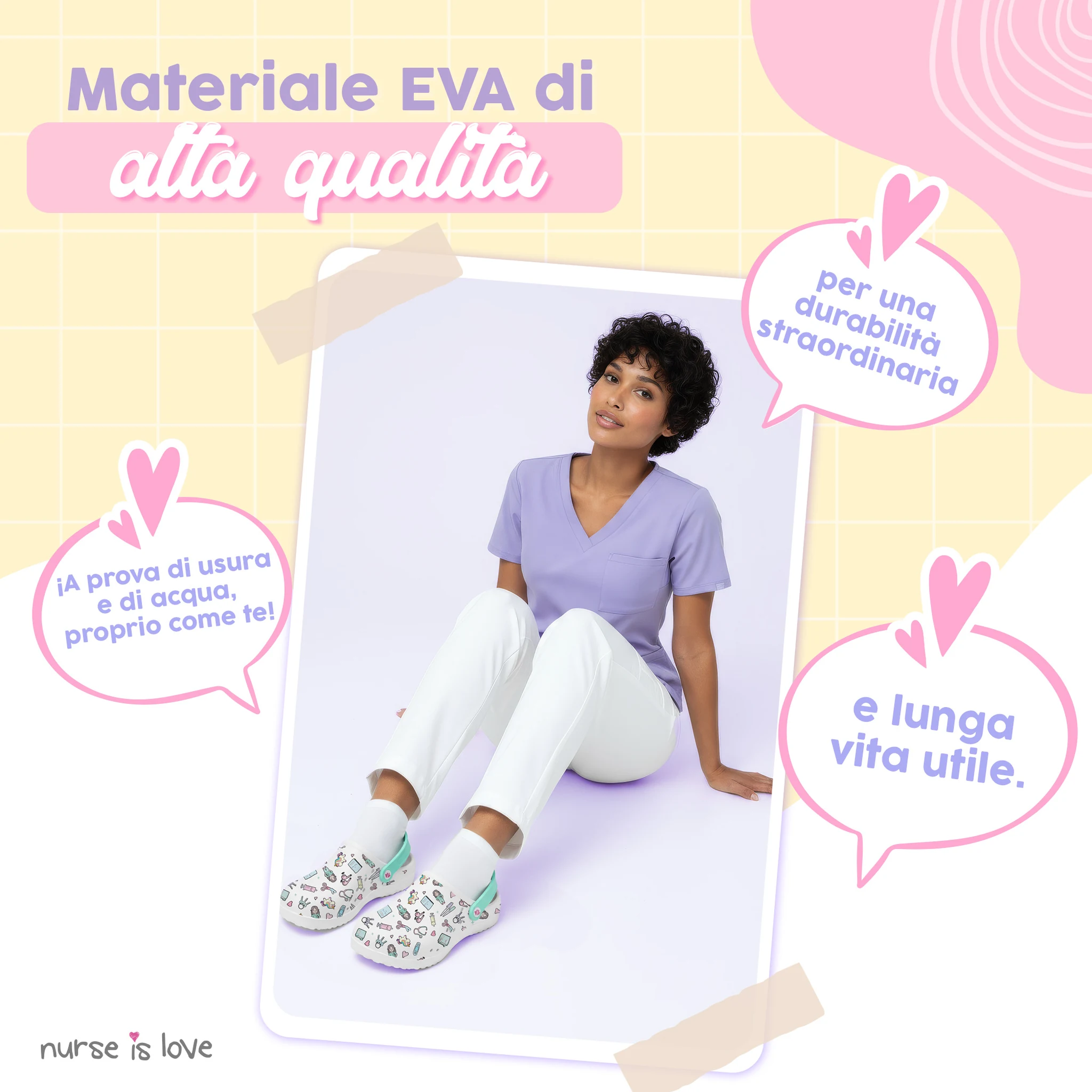 Zoccoli per Infermiere Aqua