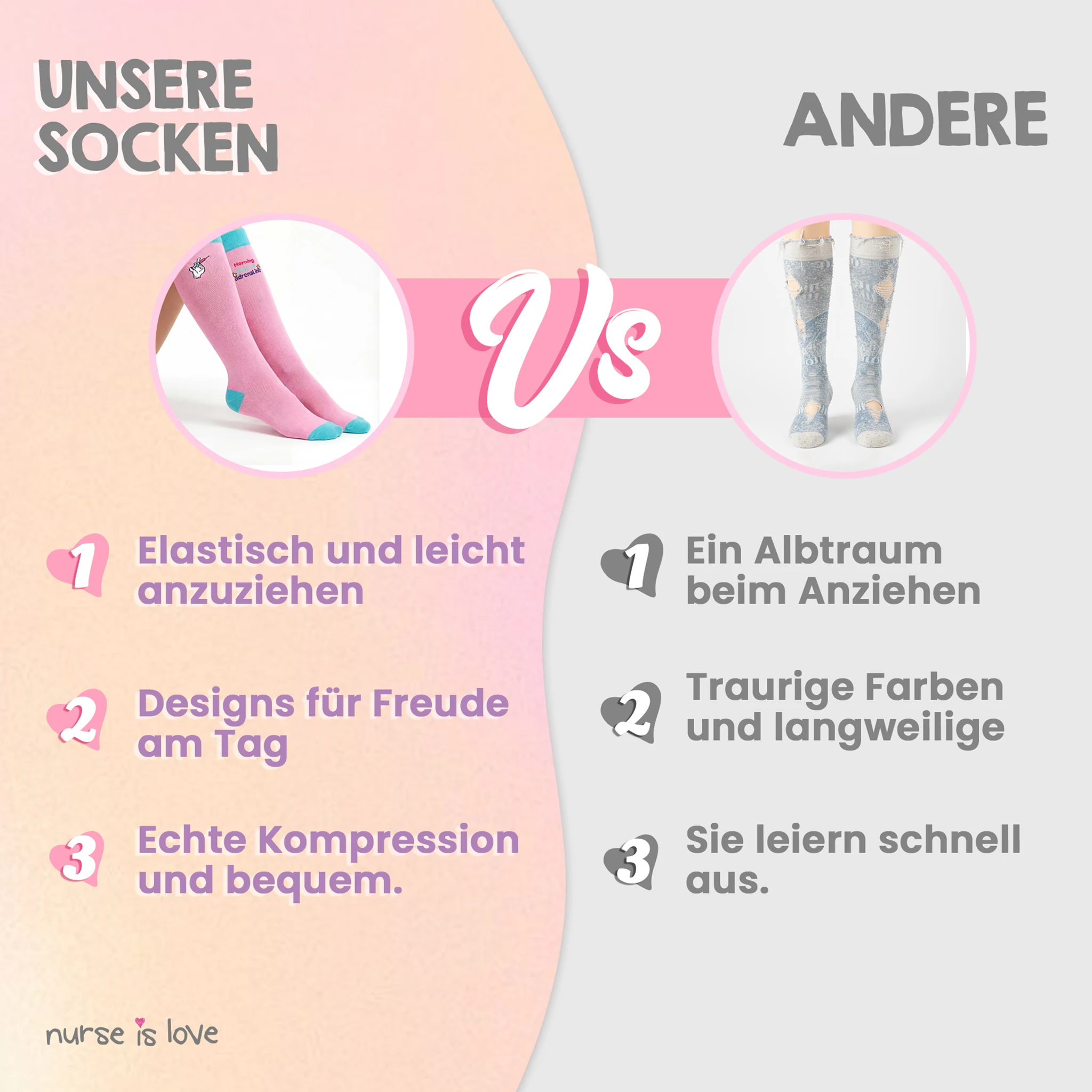 Kompressionsstrümpfe Adrenalin