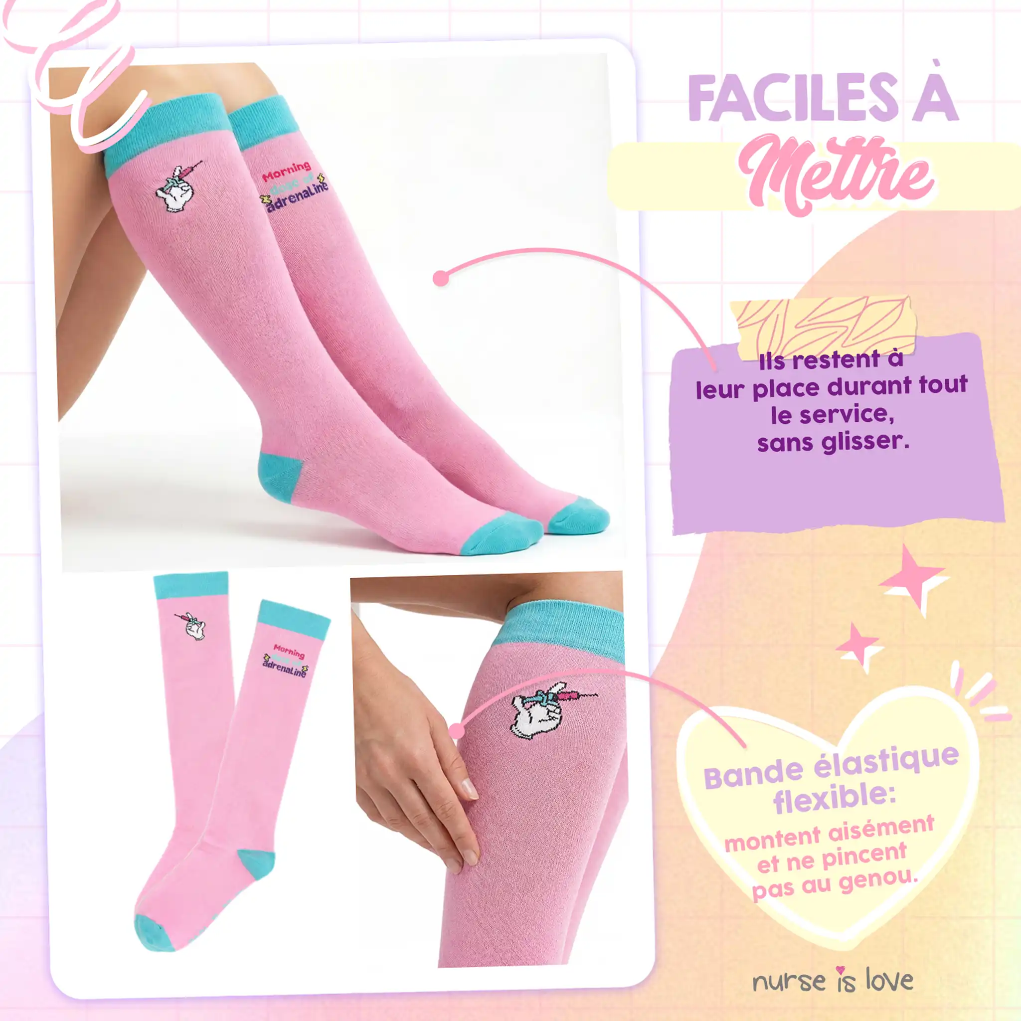 Chaussettes de Compression Adrénaline