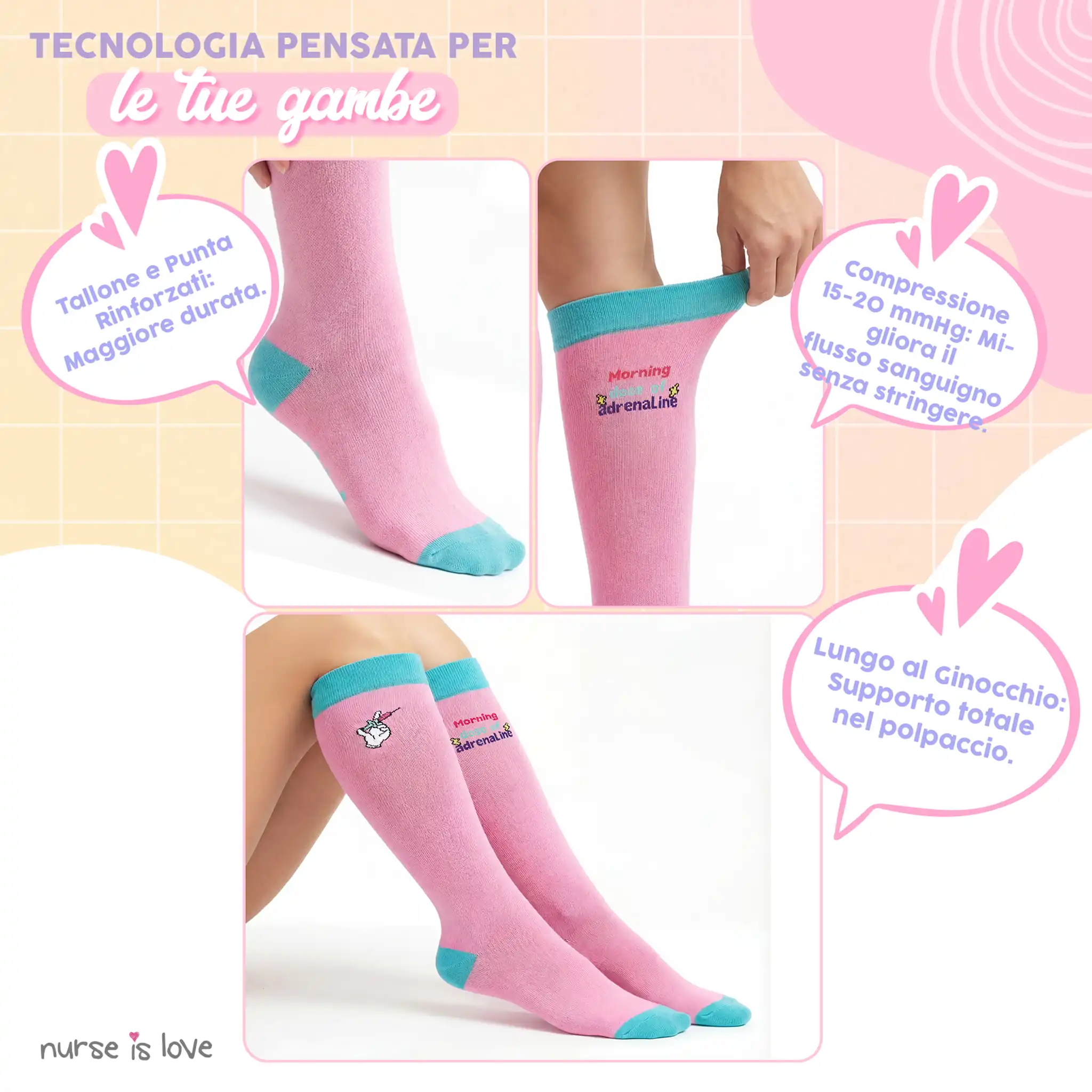 Calze a Compressione Adrenalina