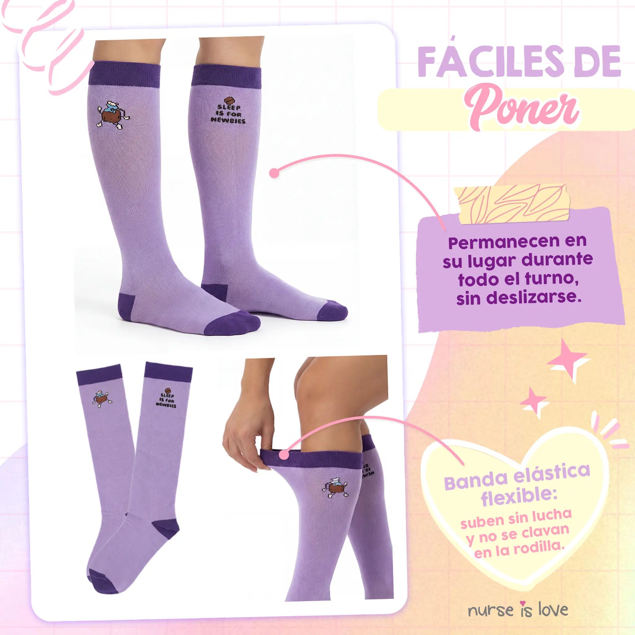 Medias de Compresión Café