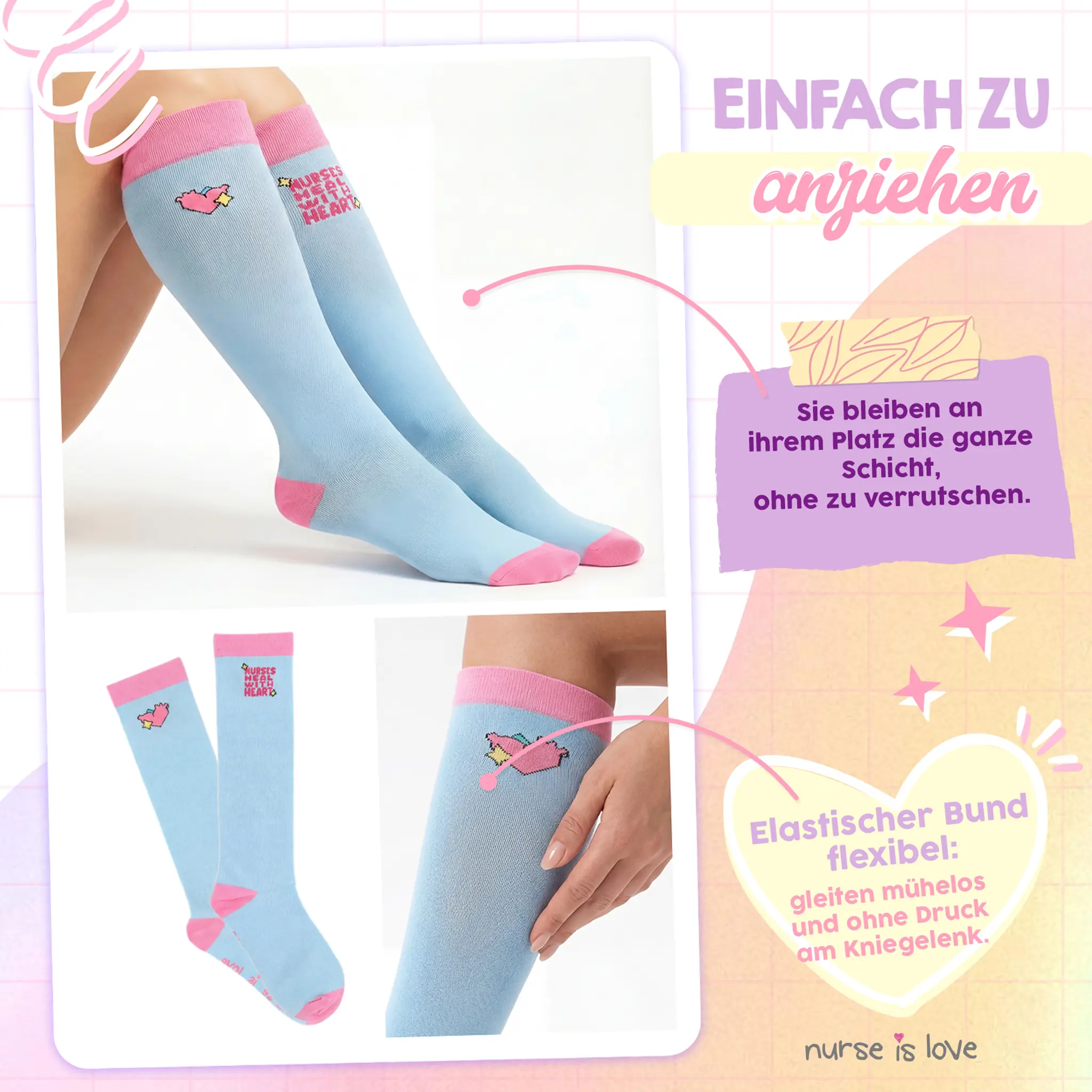 Kompressionsstrümpfe Herz