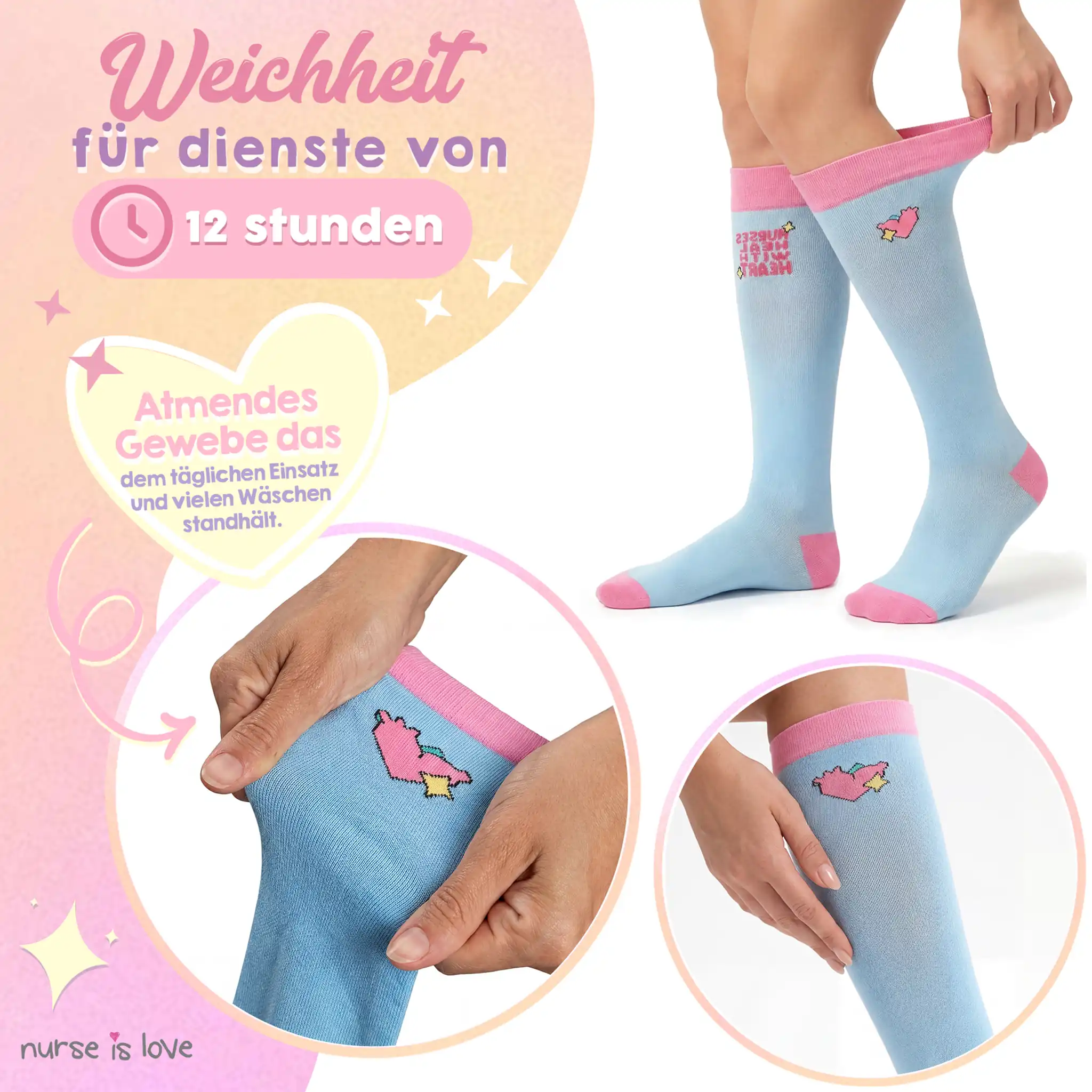 Kompressionsstrümpfe Herz