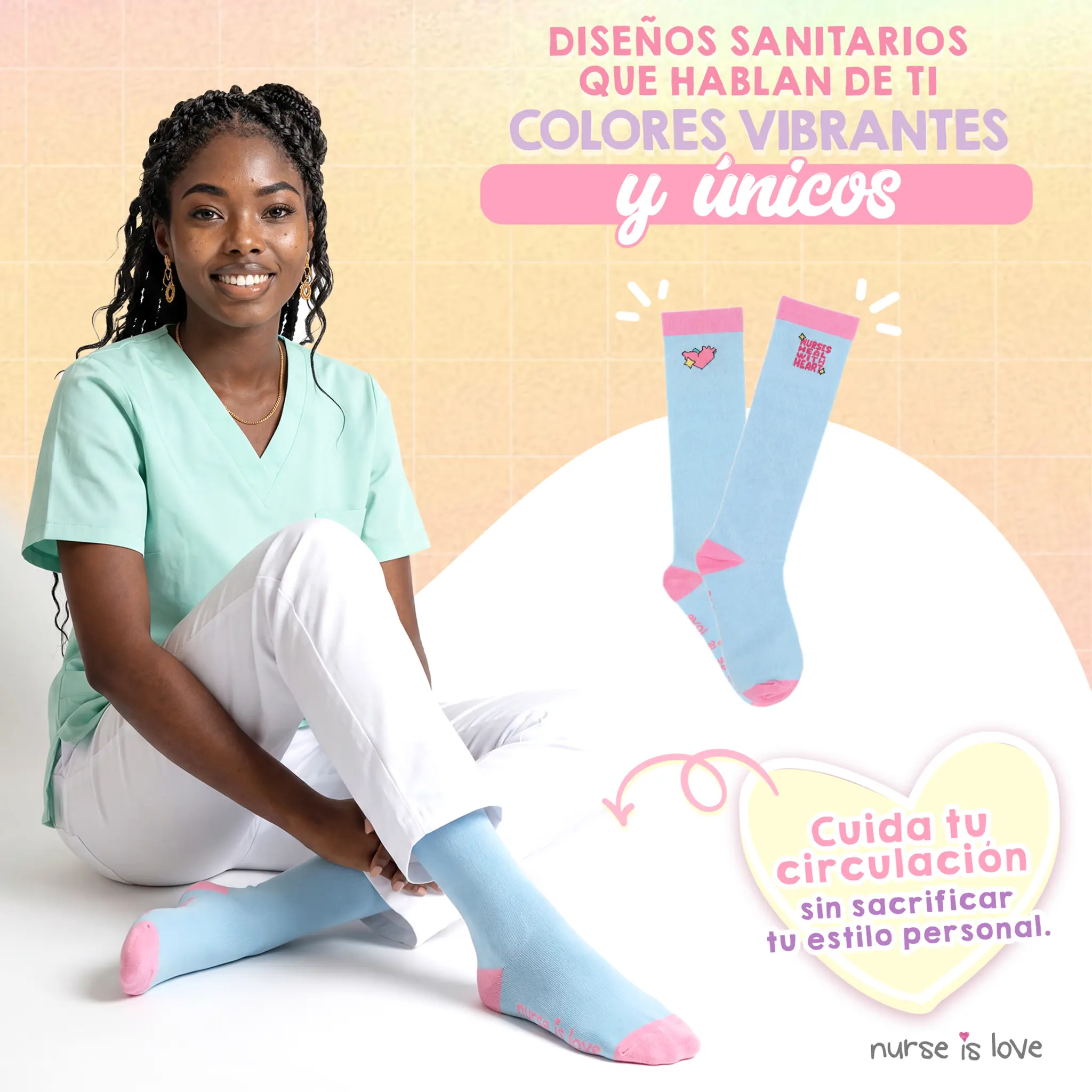 Heart Compression Socks