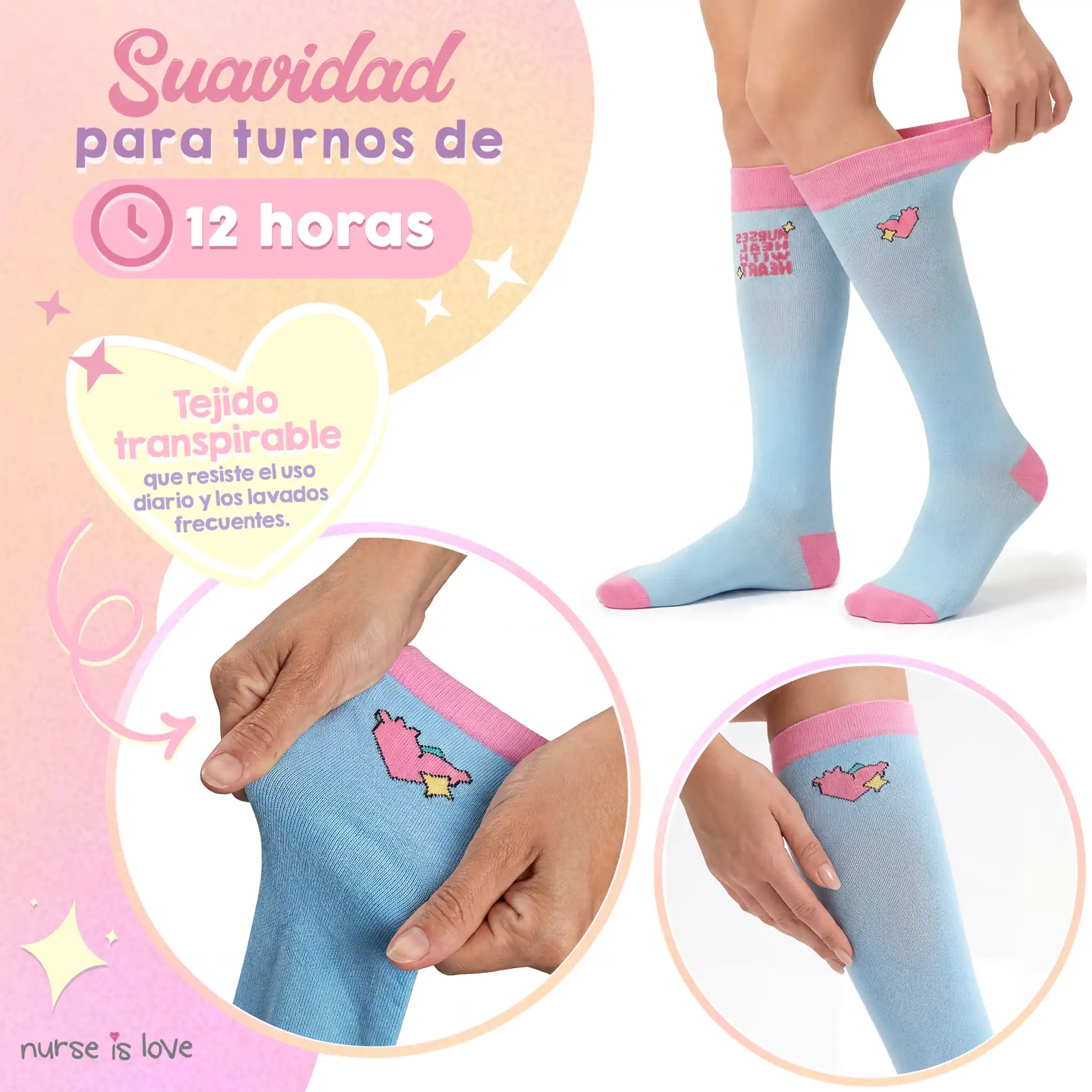 Heart Compression Socks