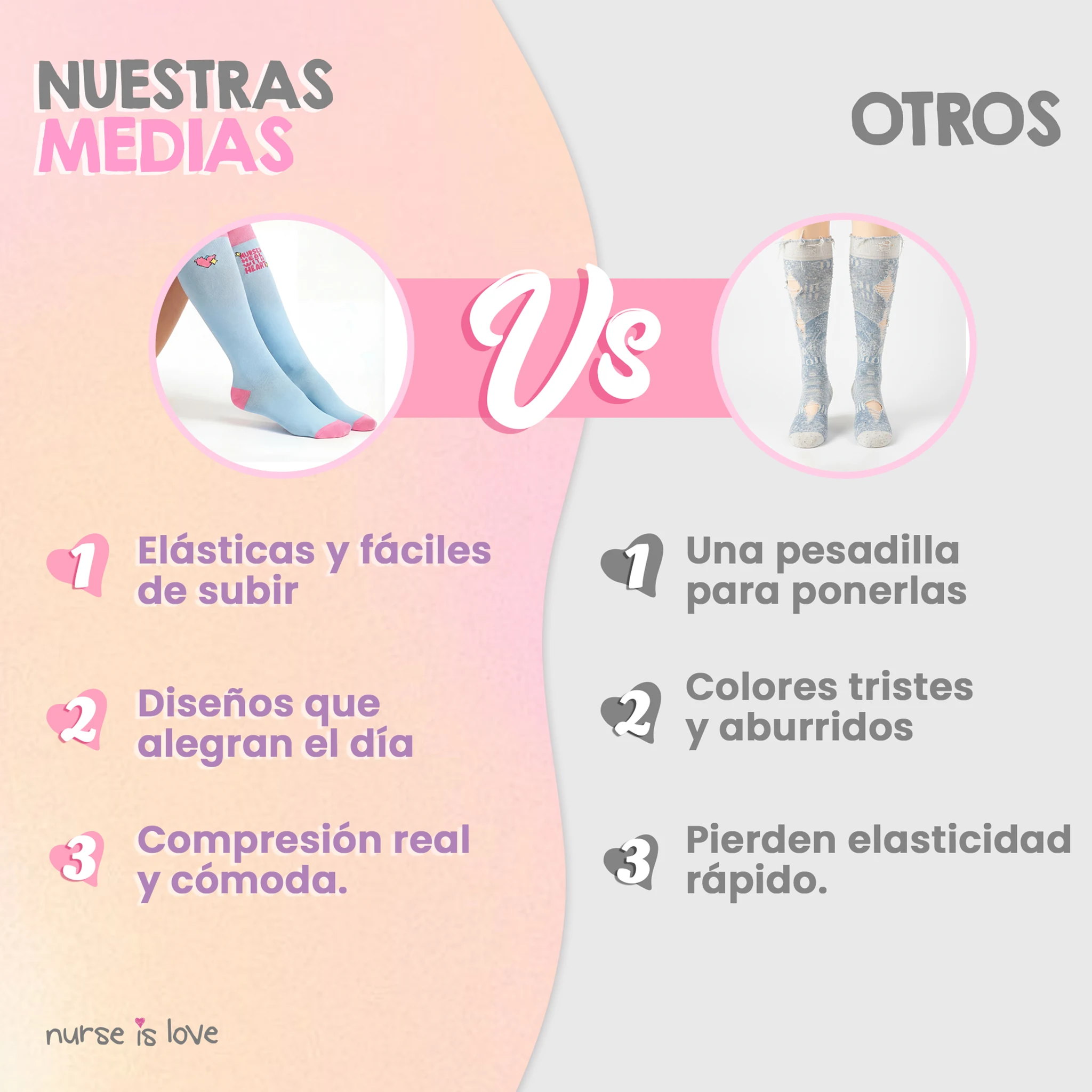 Heart Compression Socks