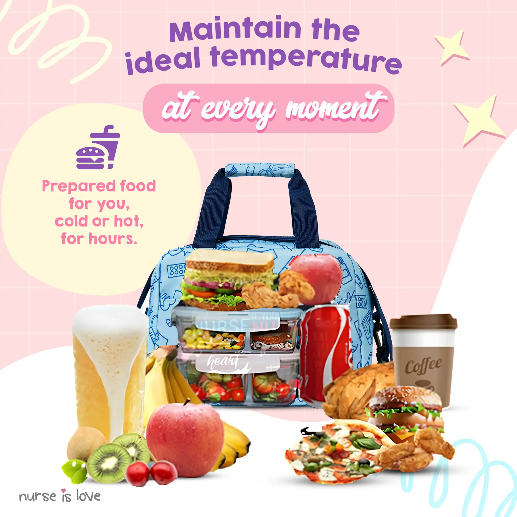 Blue Instruments Thermal Food Carrier