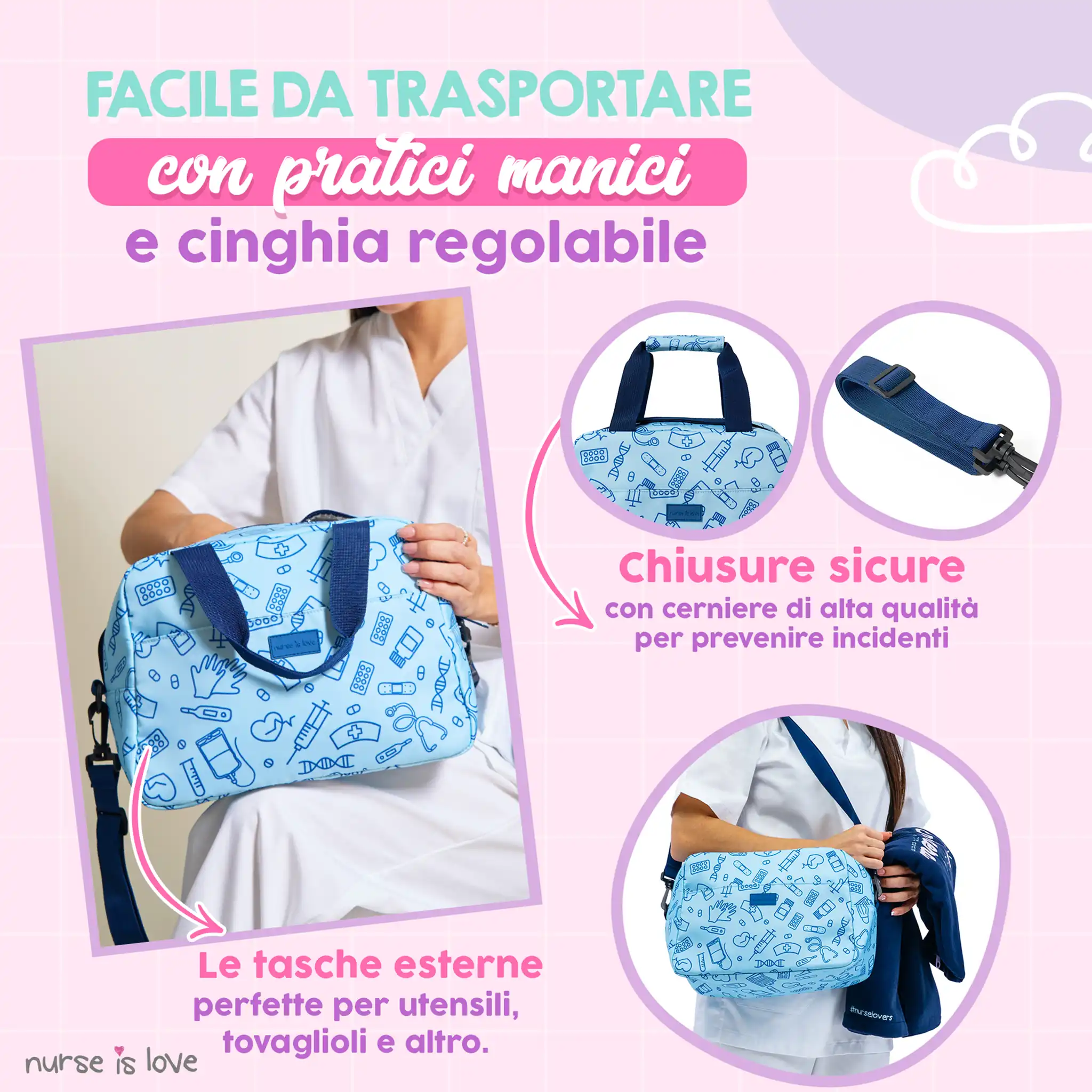Borsa Termica Blu Strumenti