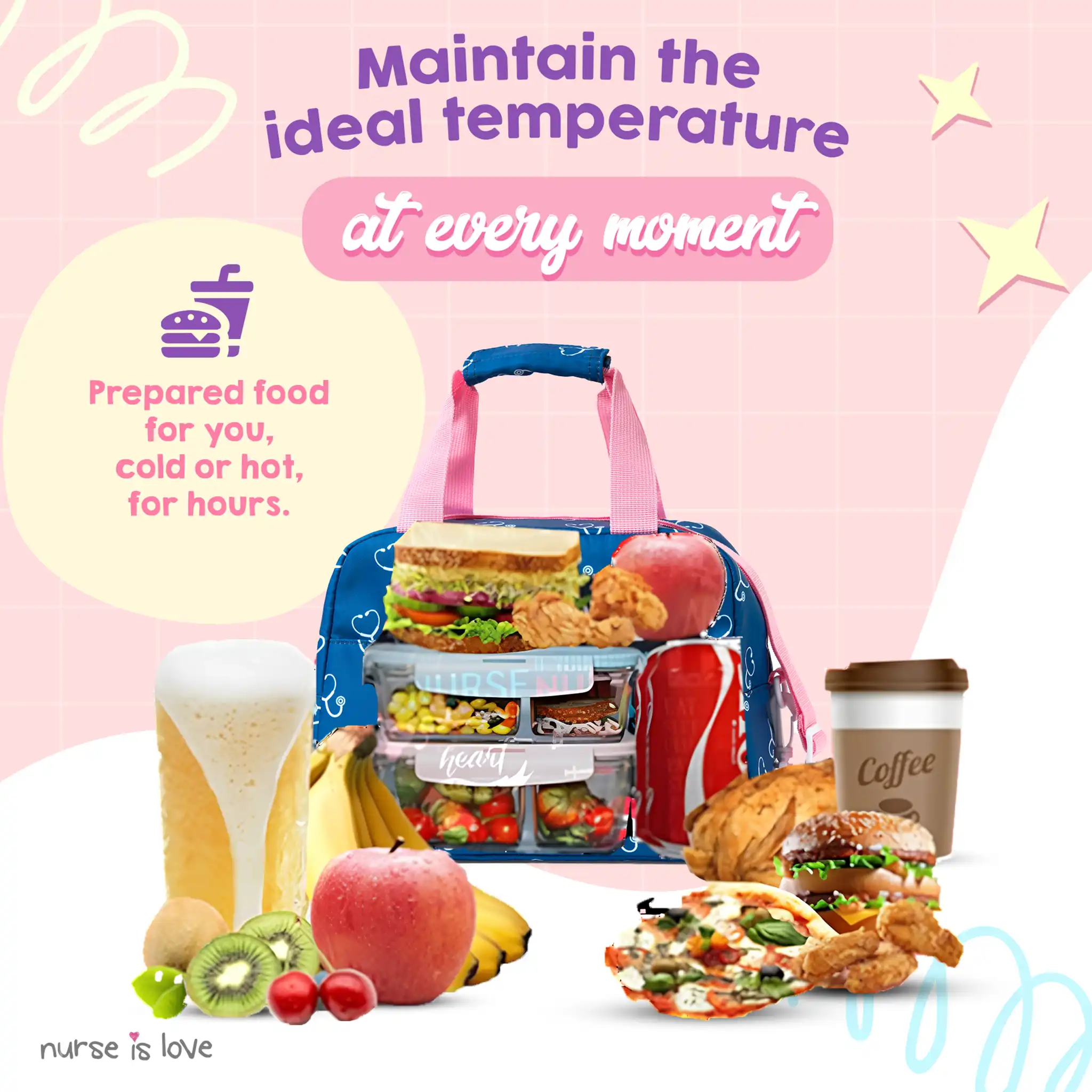 Stethoscope Thermal Food Carrier