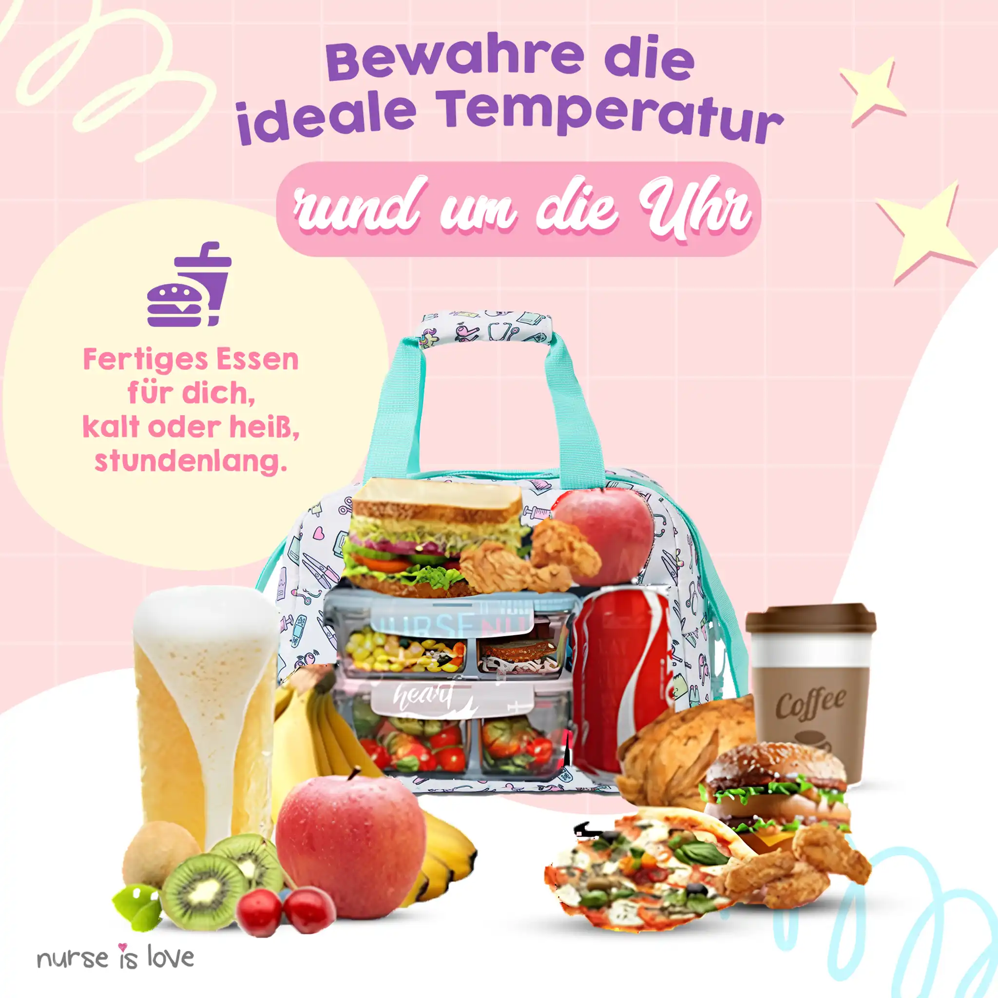  Einhörner Kühltasche