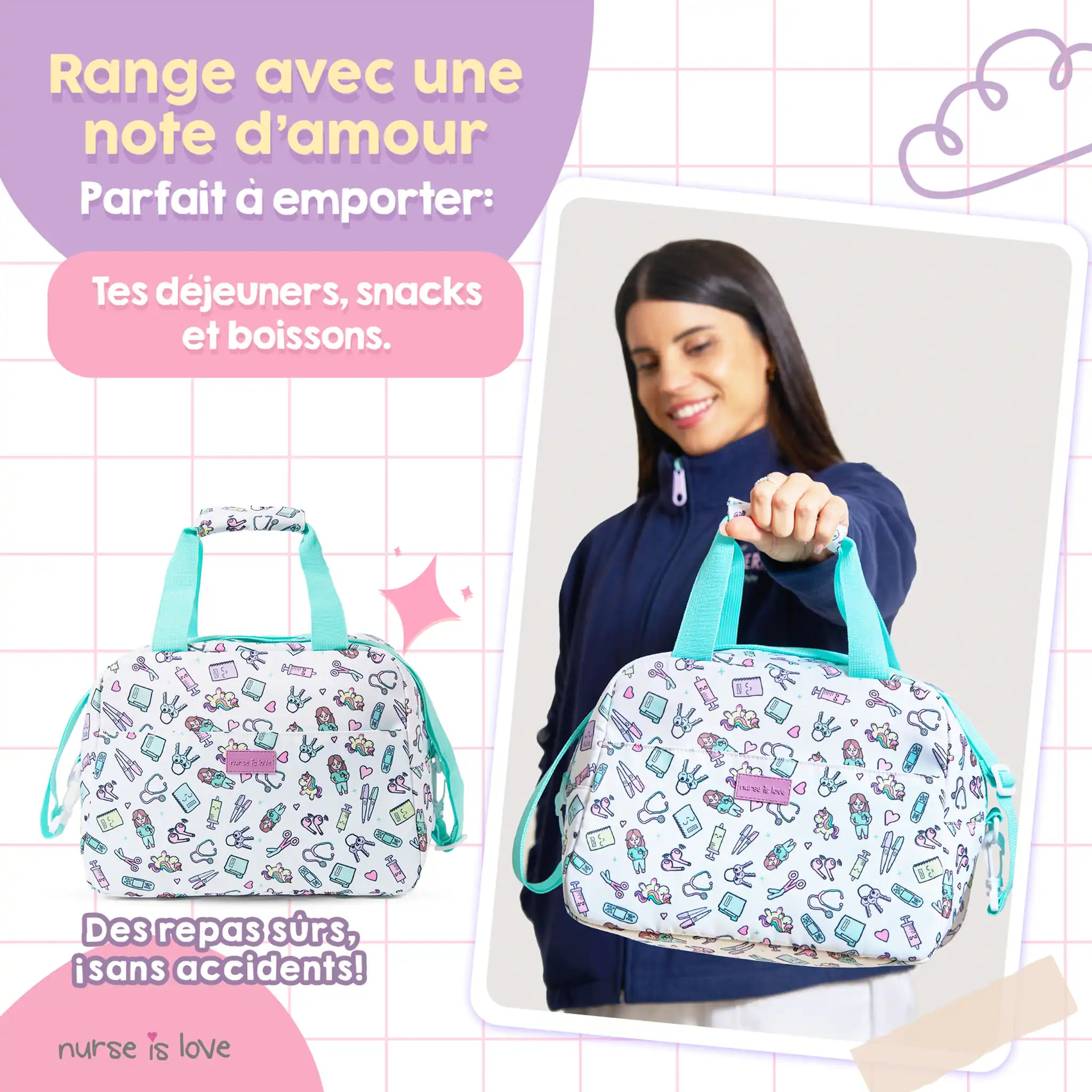 Sac isotherme Licornes