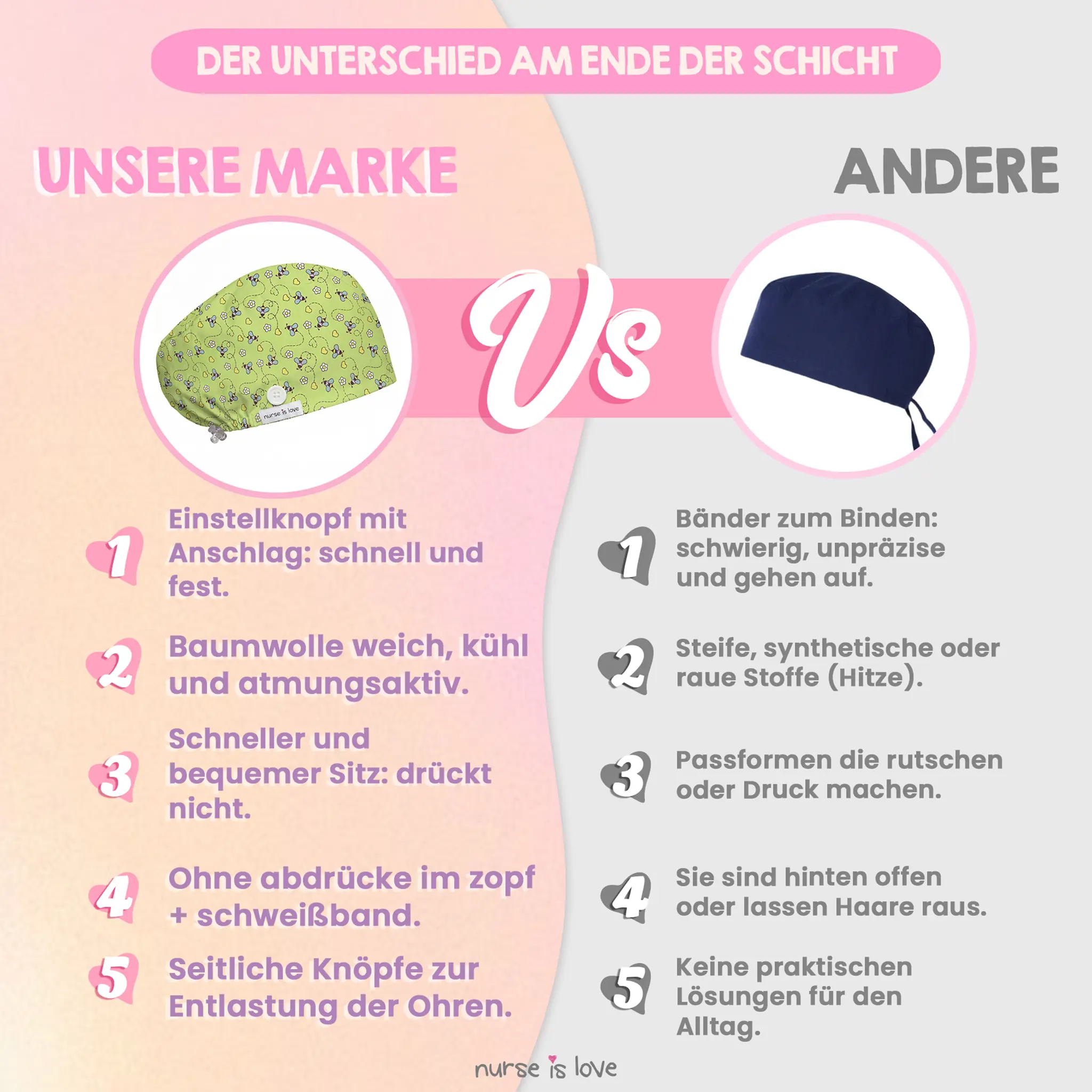 Bienenhut für Krankenschwestern