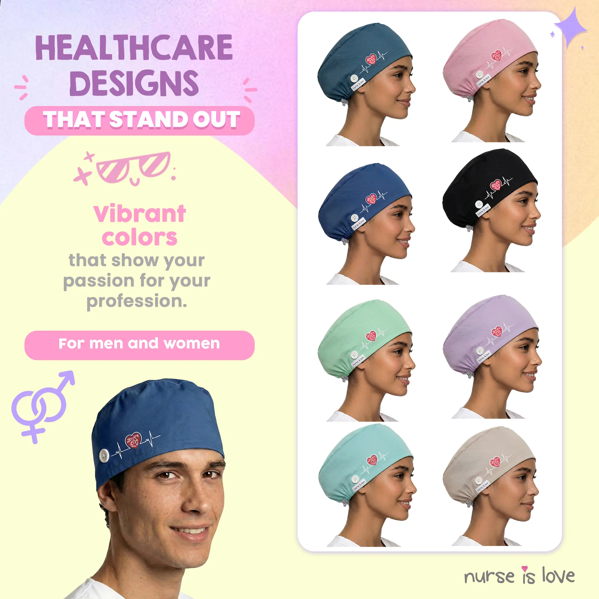 Navy Hat for Nurses