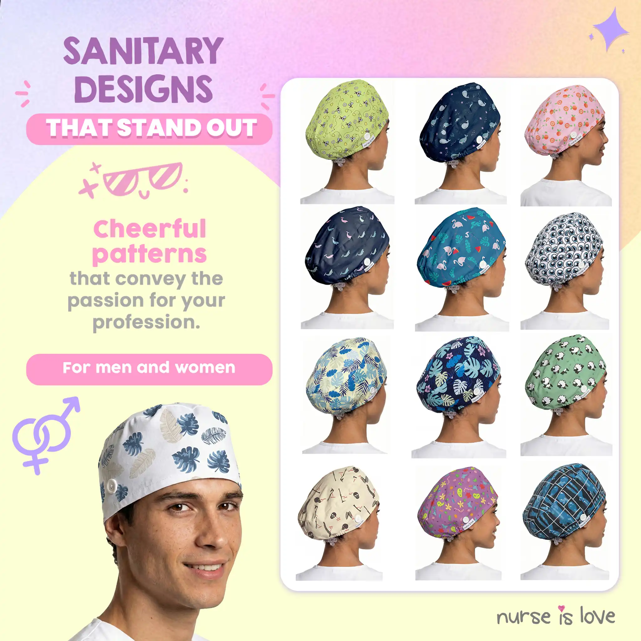 Pearl Leaf Cap for Nurses