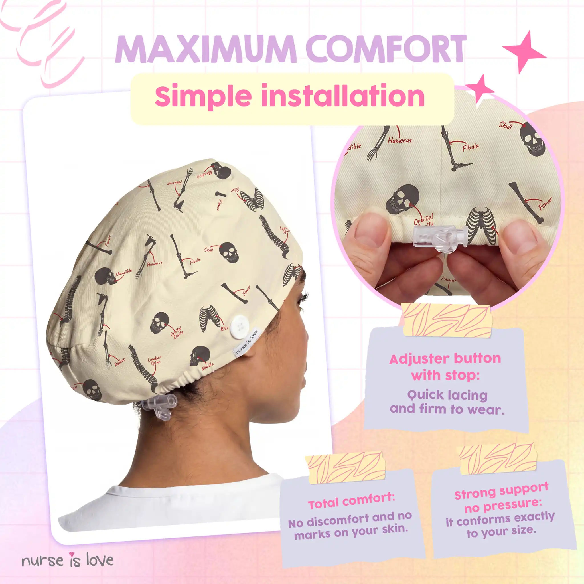 Bones Cap for Nurses