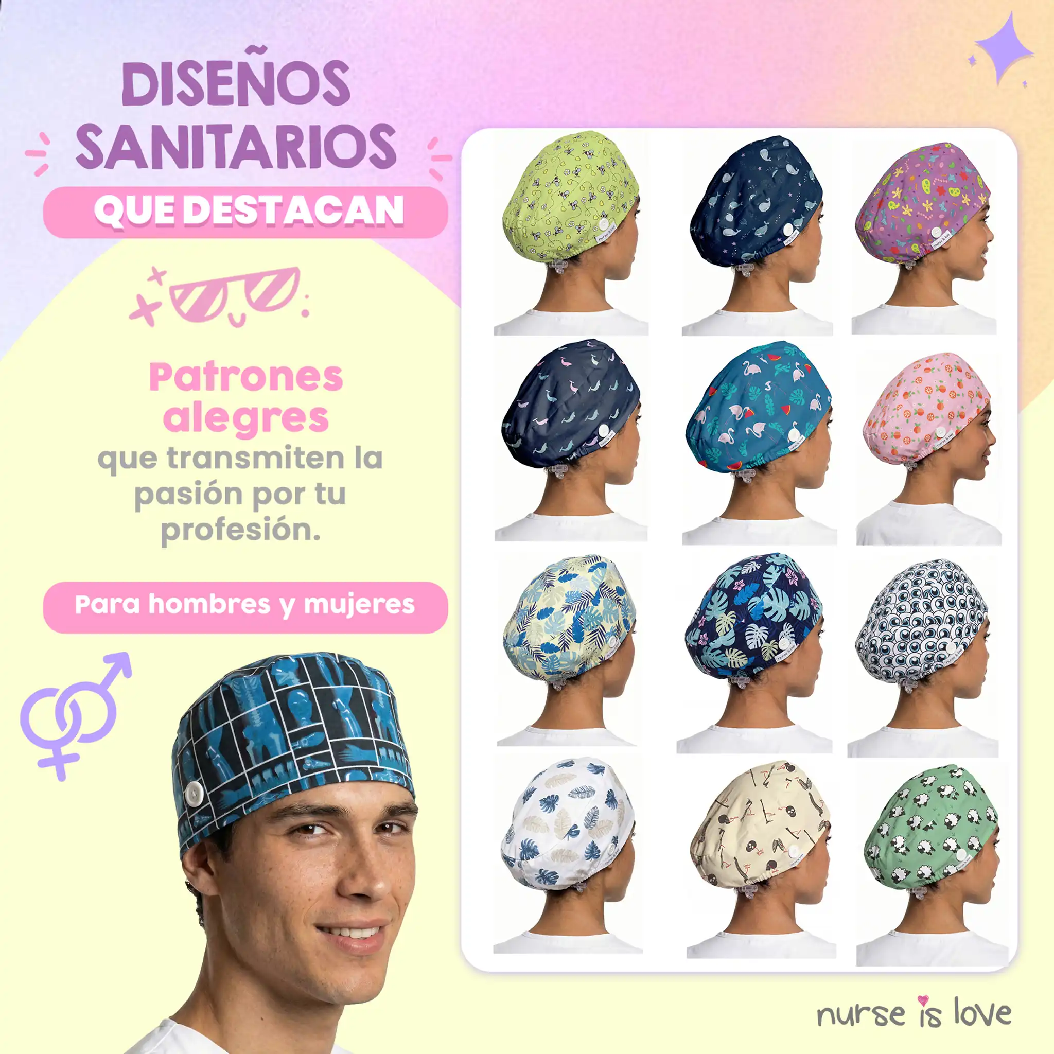 Gorro Raios X para Enfermeiras 