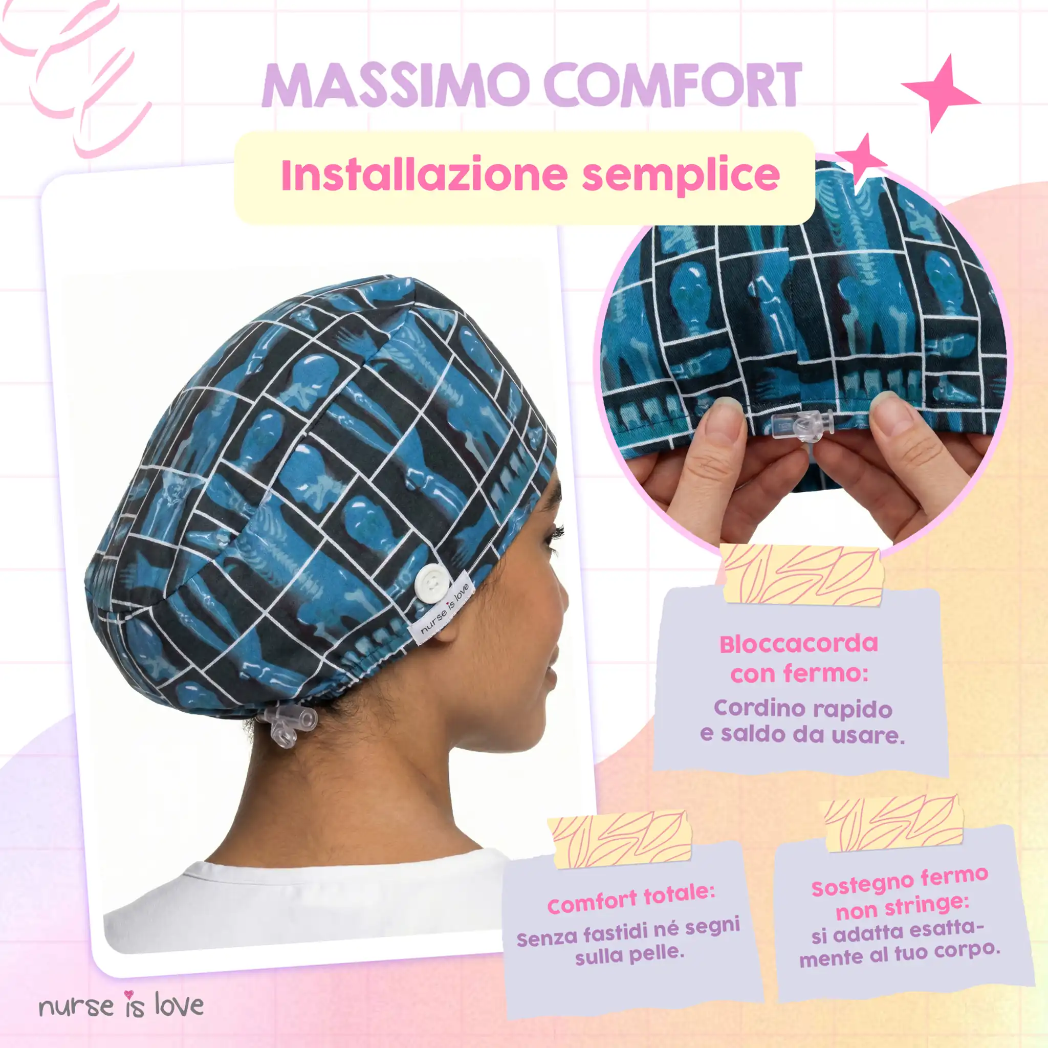 Cappello Raggi X per Infermiere 