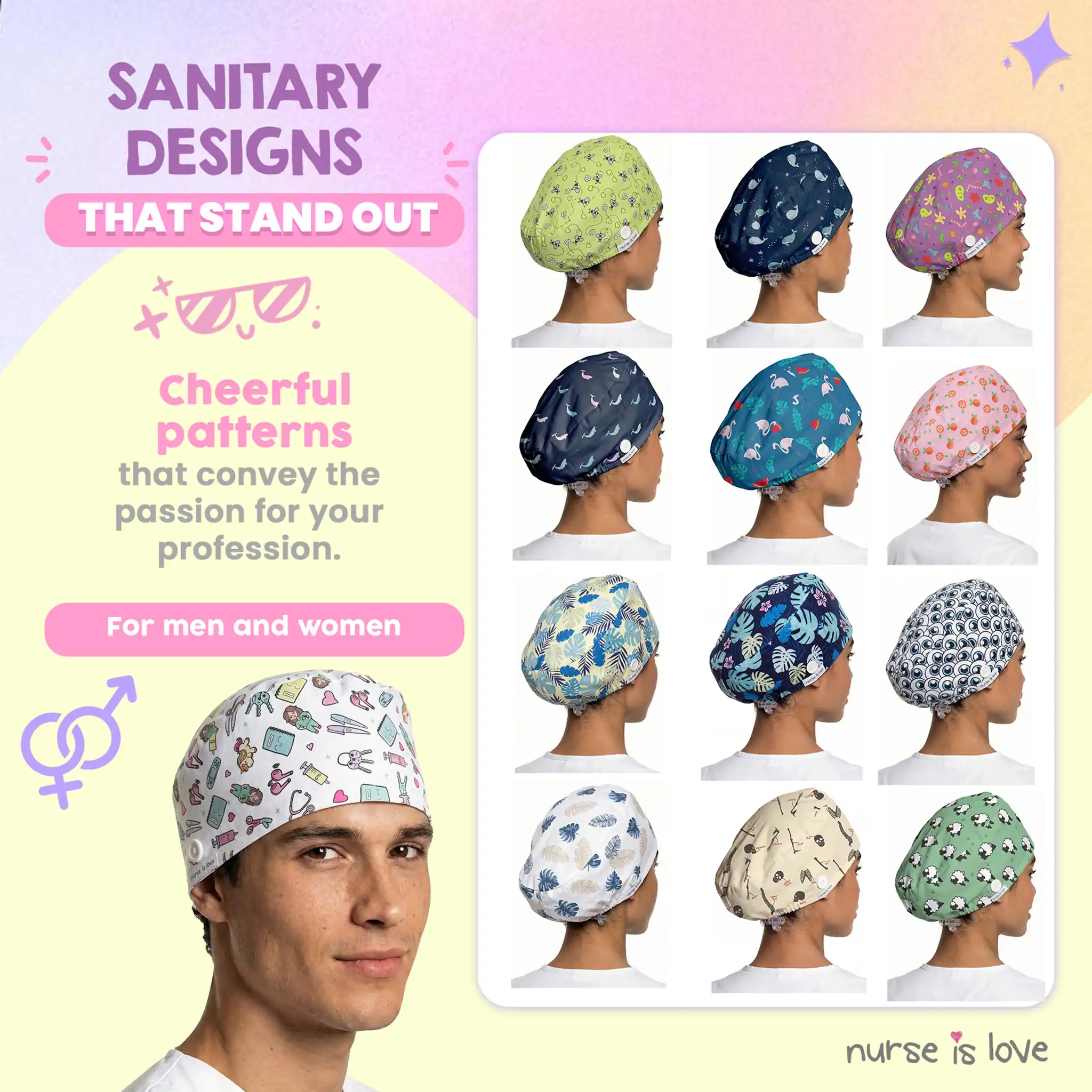 Unicorn Cap for Nurses
