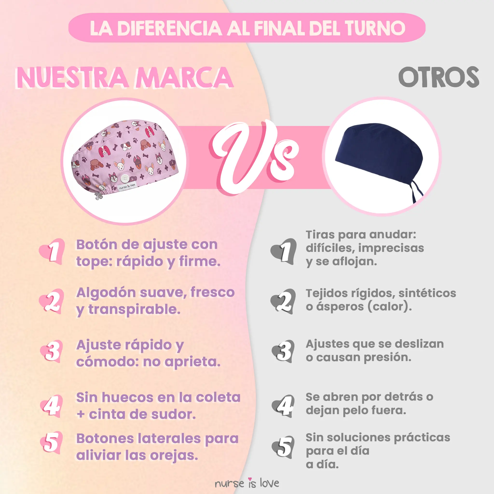 Gorro Animais para Enfermeiras 