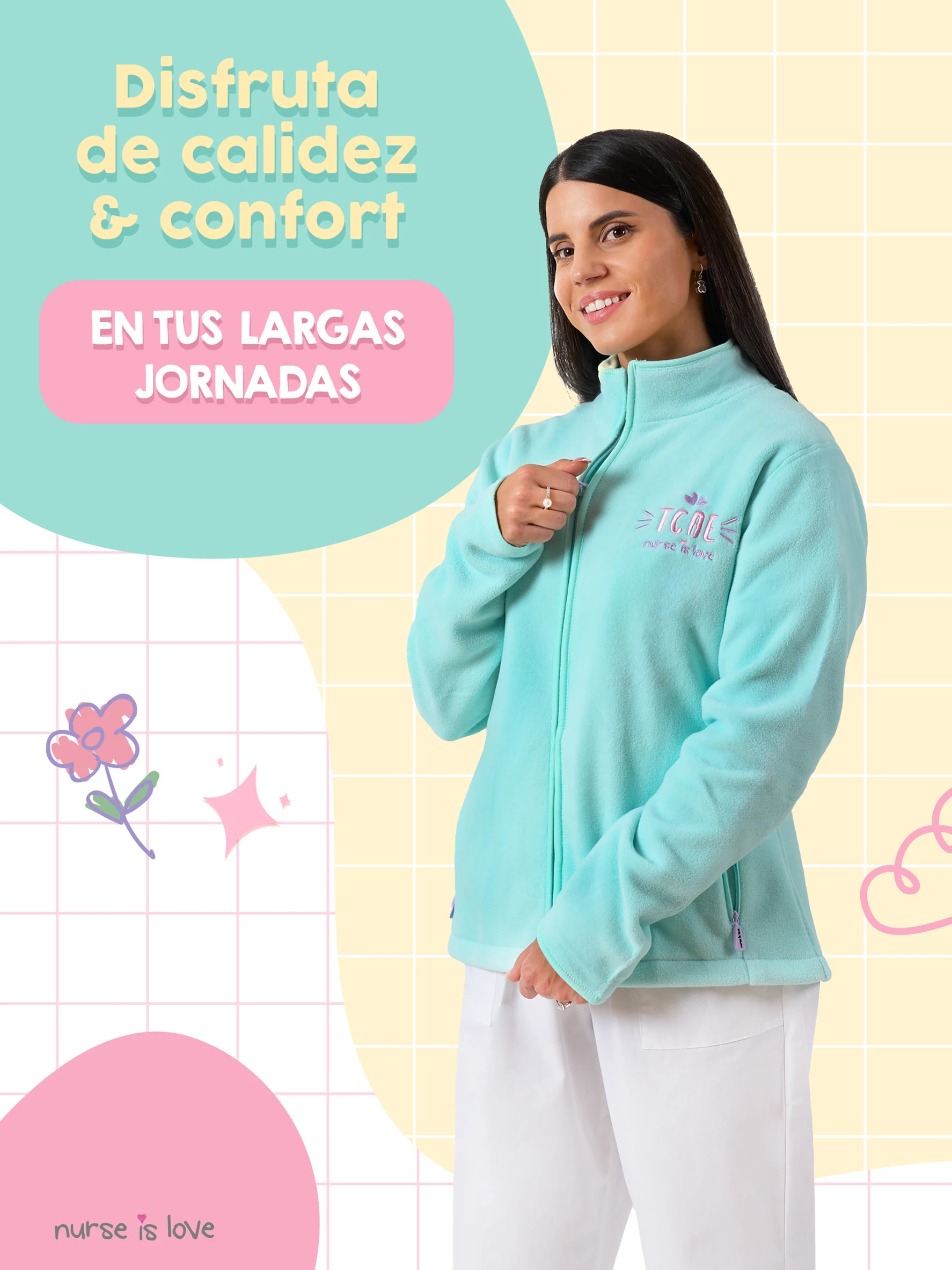 Chaqueta Polar Aqua TCAE